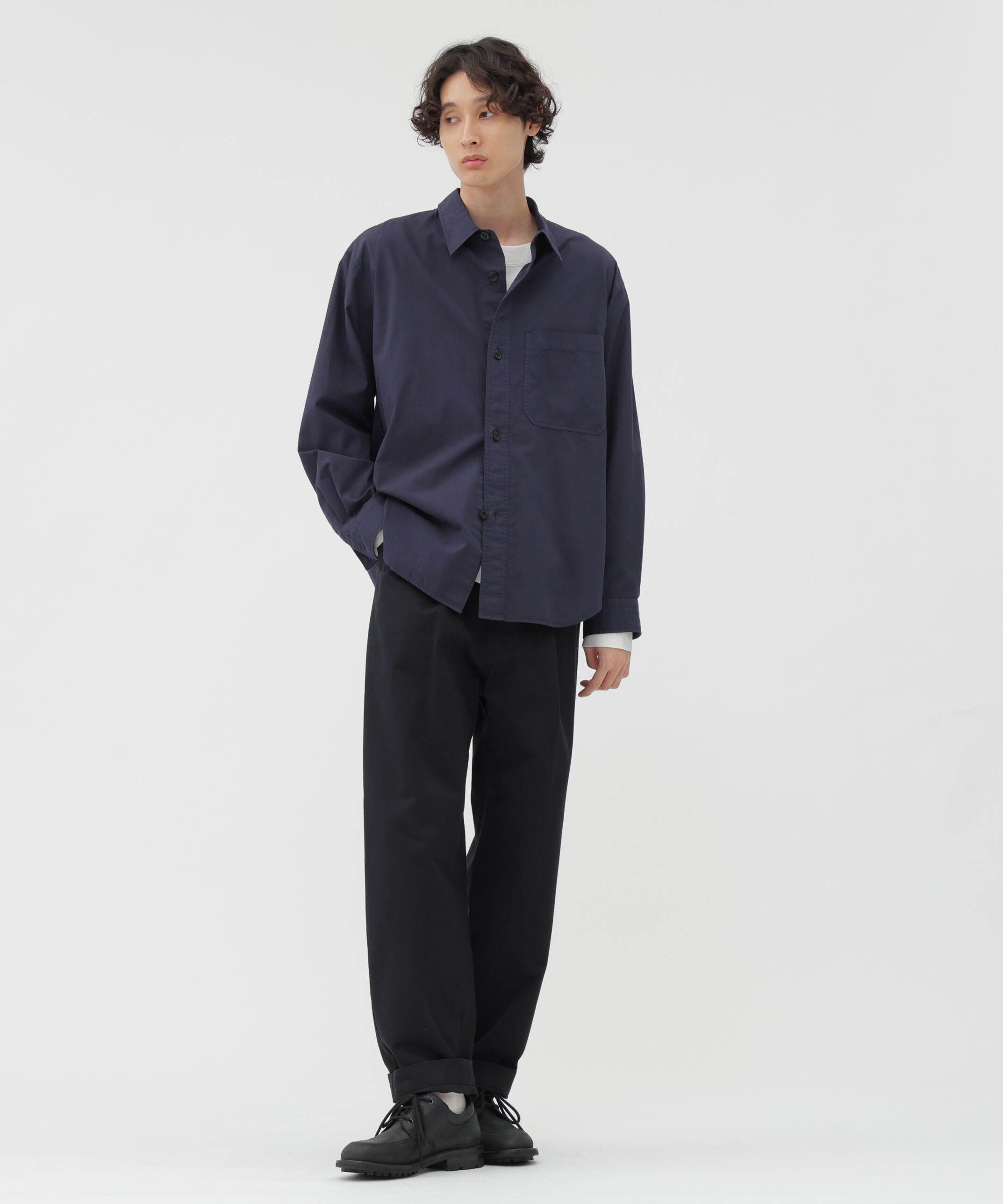 MHL.「GARMENT DYE COTTON SHIRTING SHIRT」|シャツ・ブラウス|