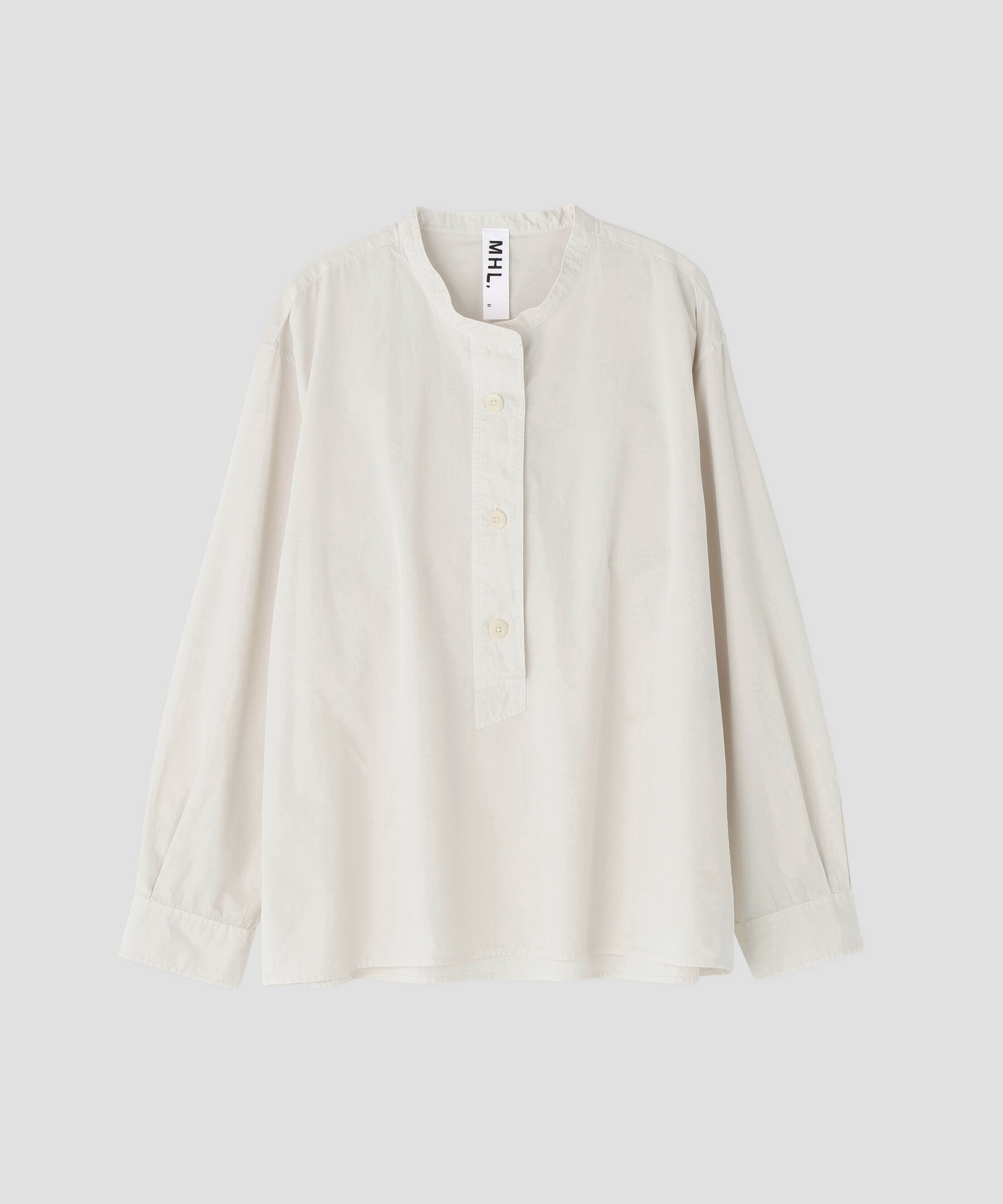 MHL.「COMPACT COTTON POPLIN SHIRT」|シャツ・ブラウス|