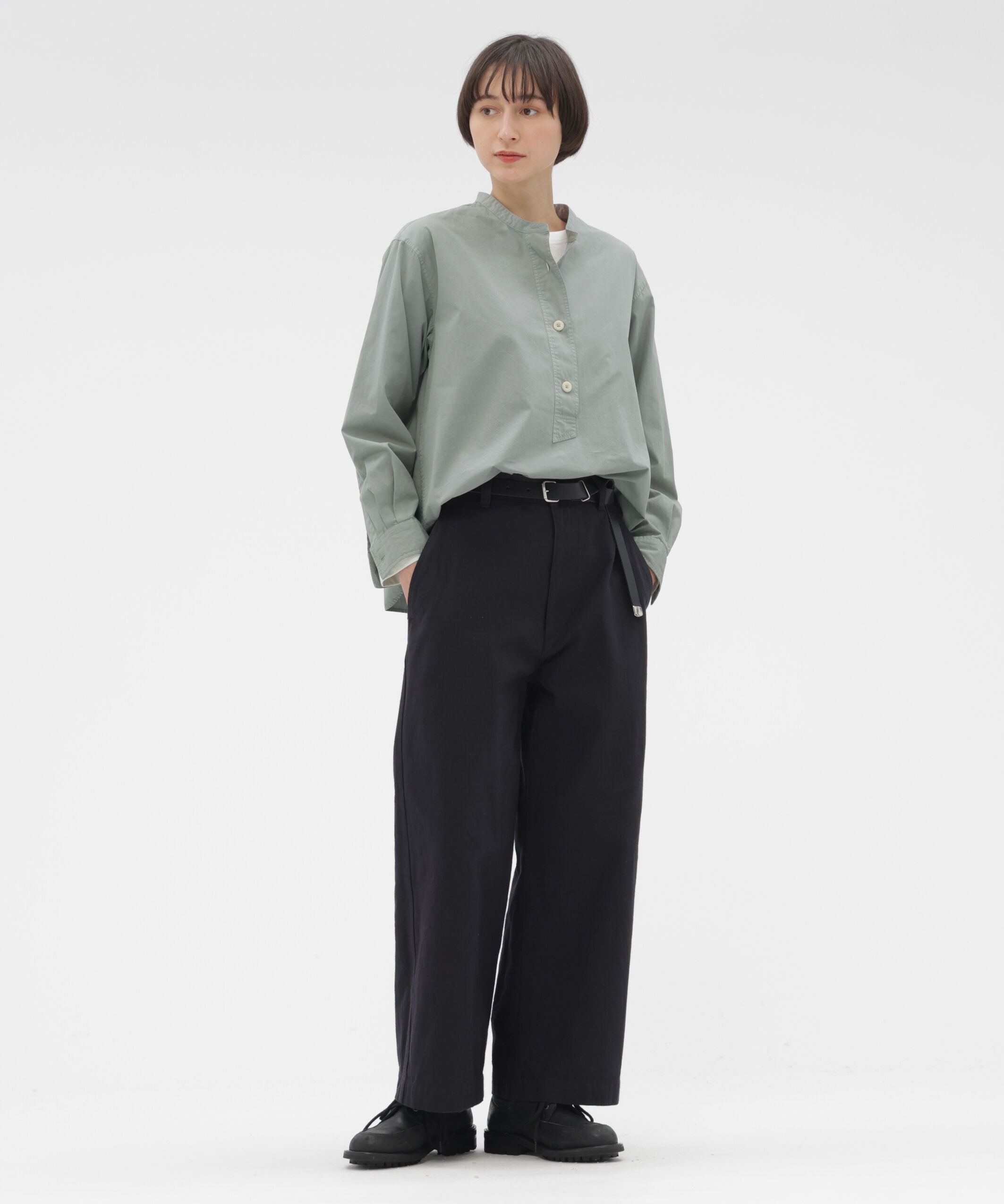 MHL.「COMPACT COTTON POPLIN SHIRT」|シャツ・ブラウス|