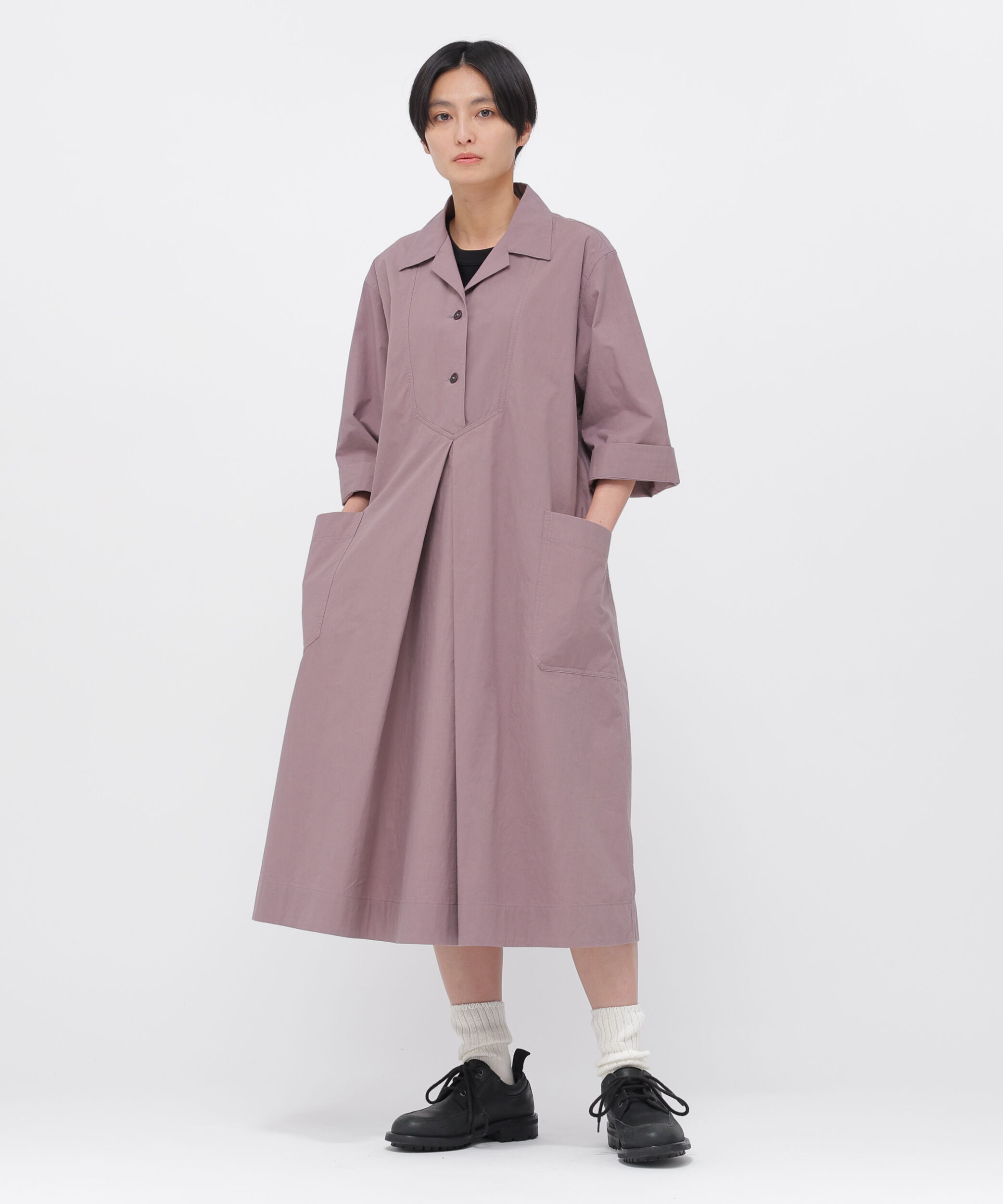 MHL.「WASHED COTTON POPLIN DRESS」|ワンピース|ROSE2