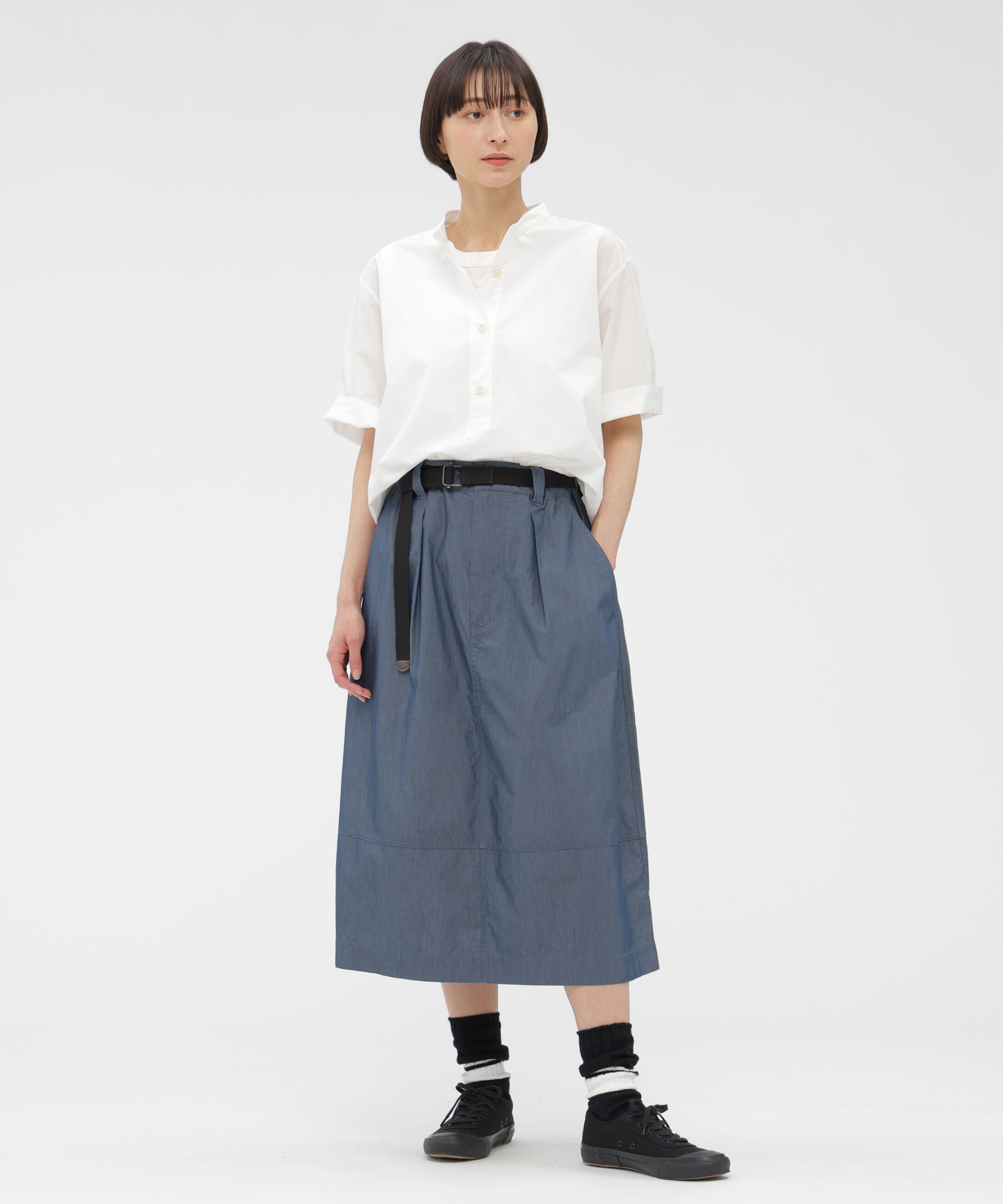 MHL.「COTTON RAMIE POPLIN SHIRT」|シャツ・ブラウス|