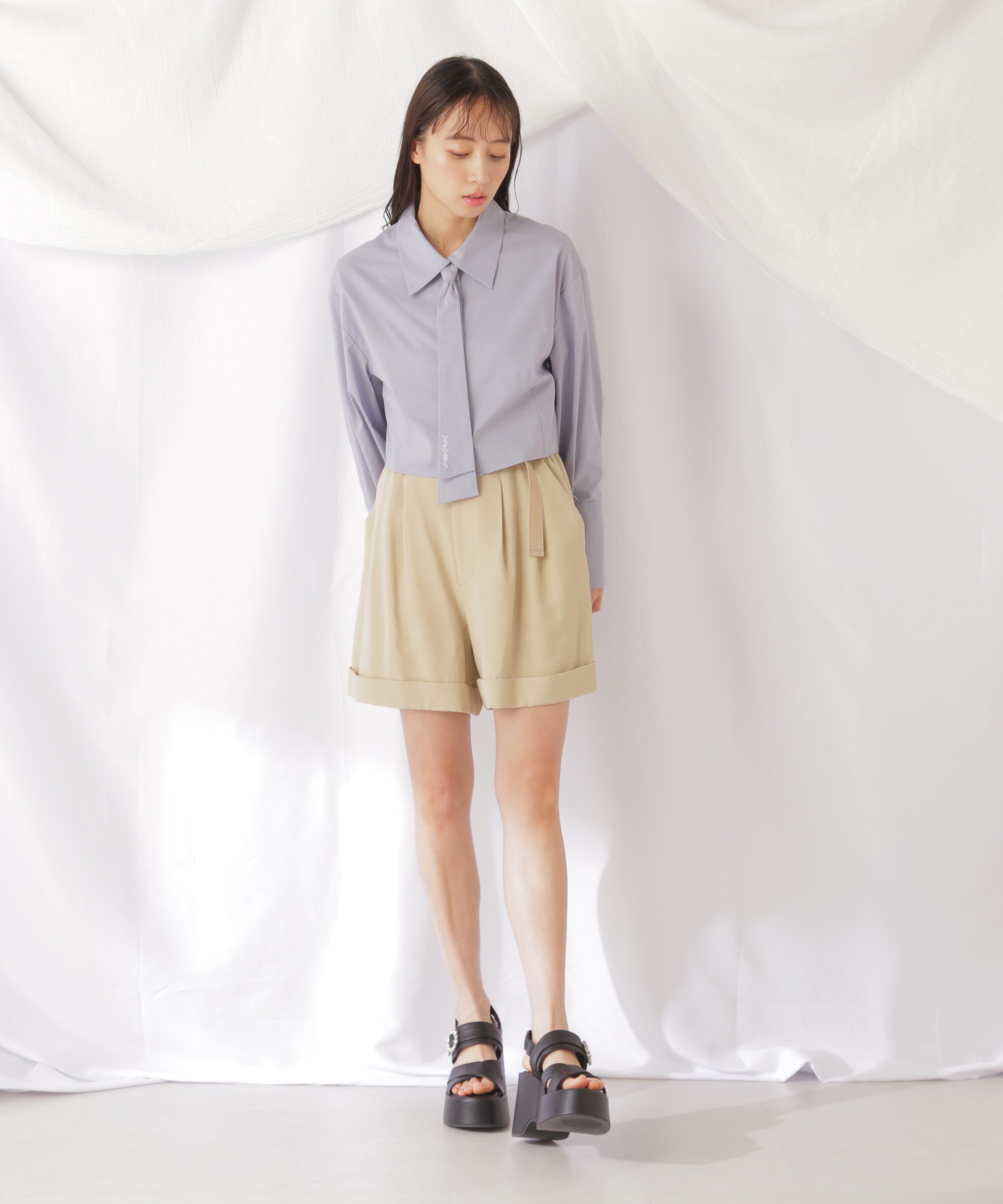  「ペーパーバッグウエストショートパンツ」|その他|