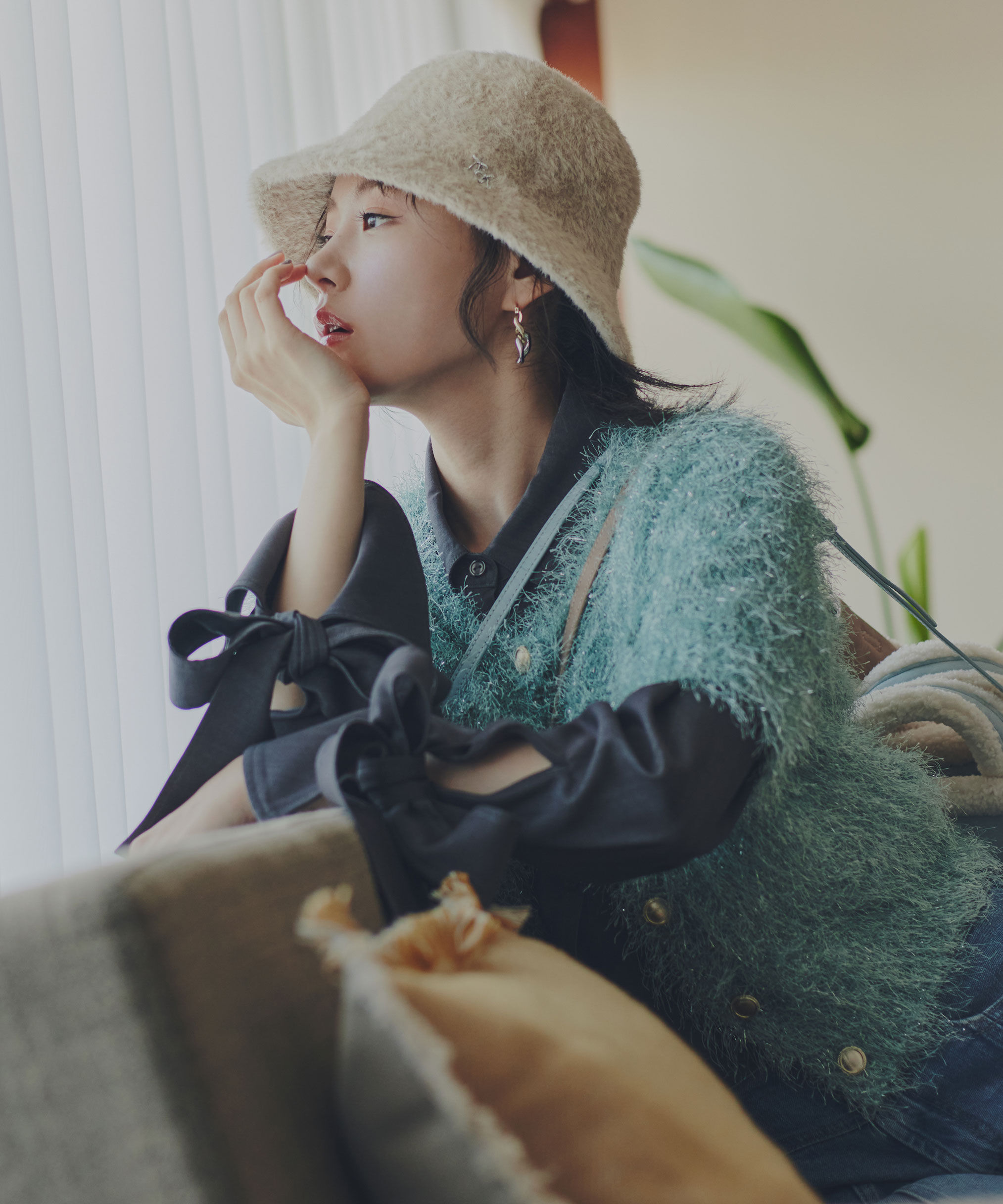  「アイコニック袖リボンブラウス」|シャツ・ブラウス|