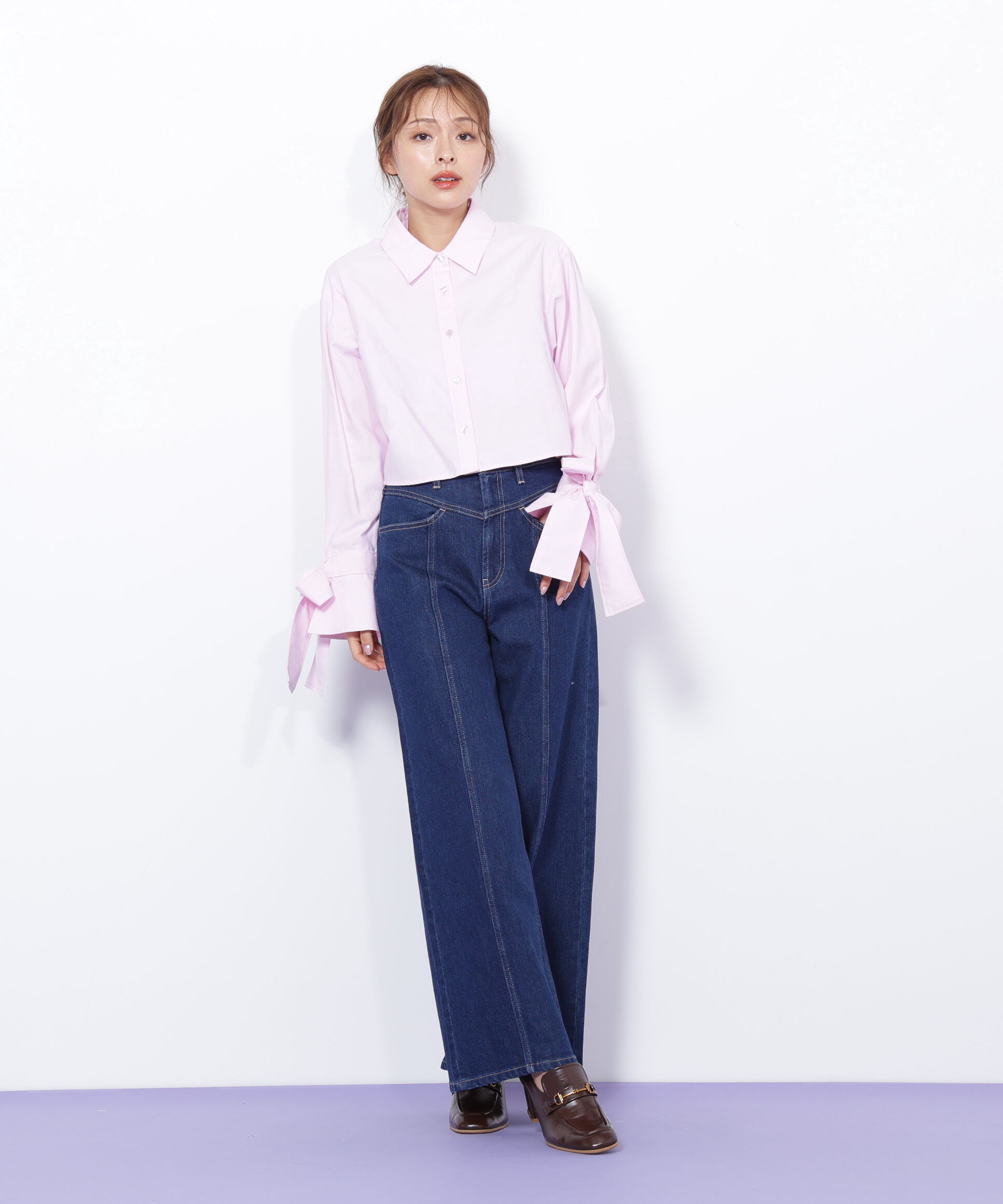  「アイコニック袖リボンブラウス」|シャツ・ブラウス|