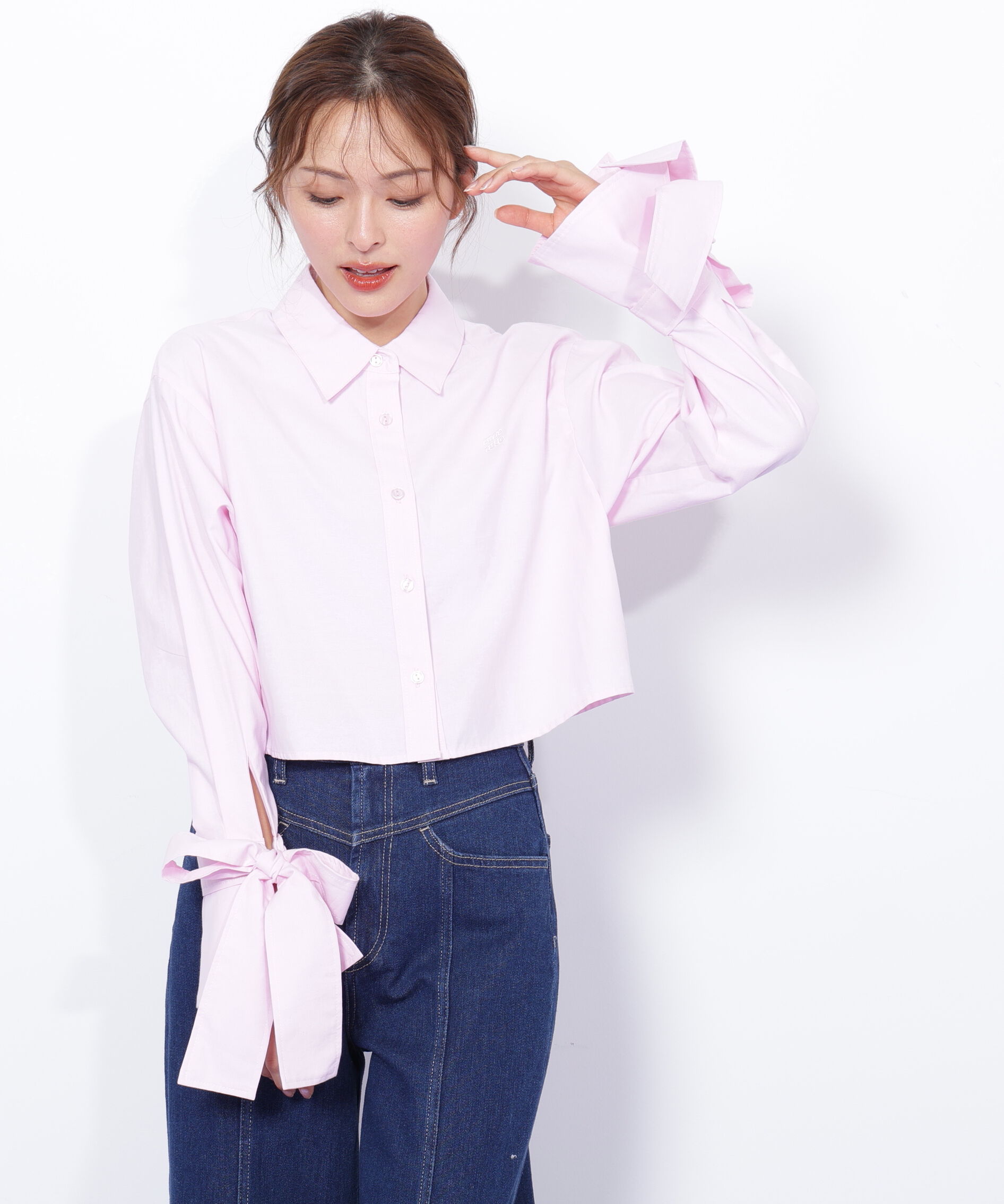  「アイコニック袖リボンブラウス」|シャツ・ブラウス|