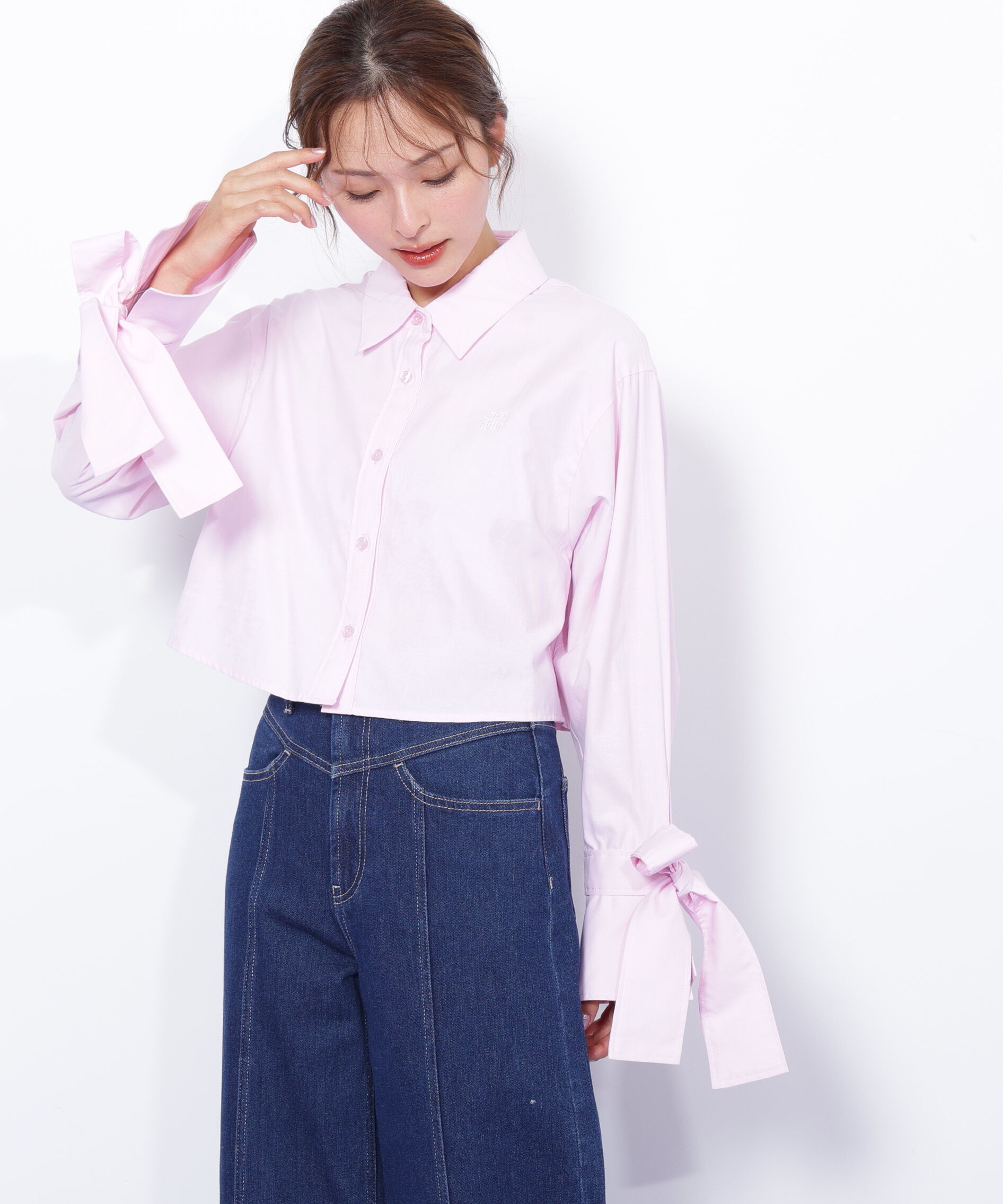  「アイコニック袖リボンブラウス」|シャツ・ブラウス|