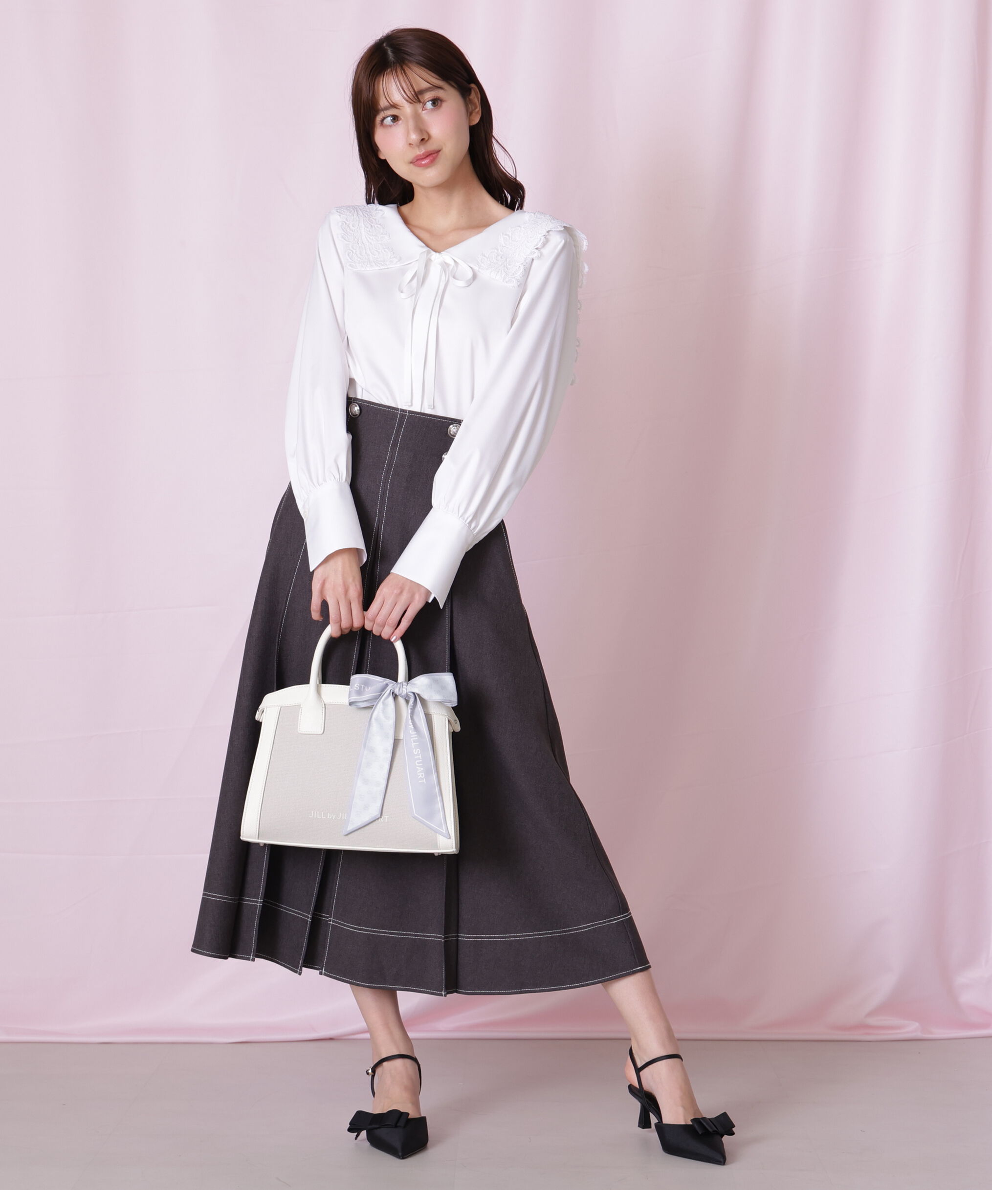  「レースセーラーカラーブラウス」|シャツ・ブラウス|