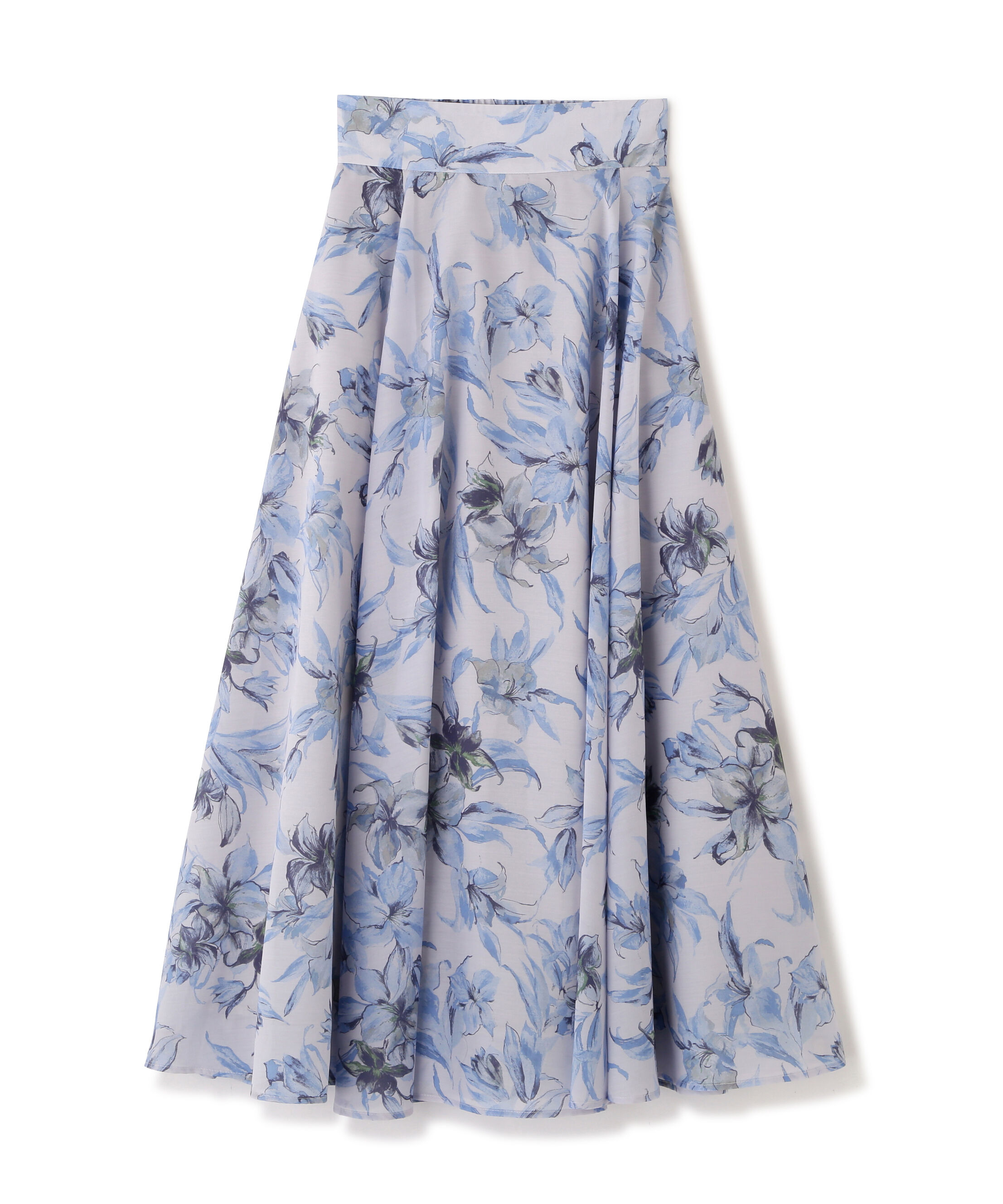  「シアーアートフラワープリントスカート」|スカート|