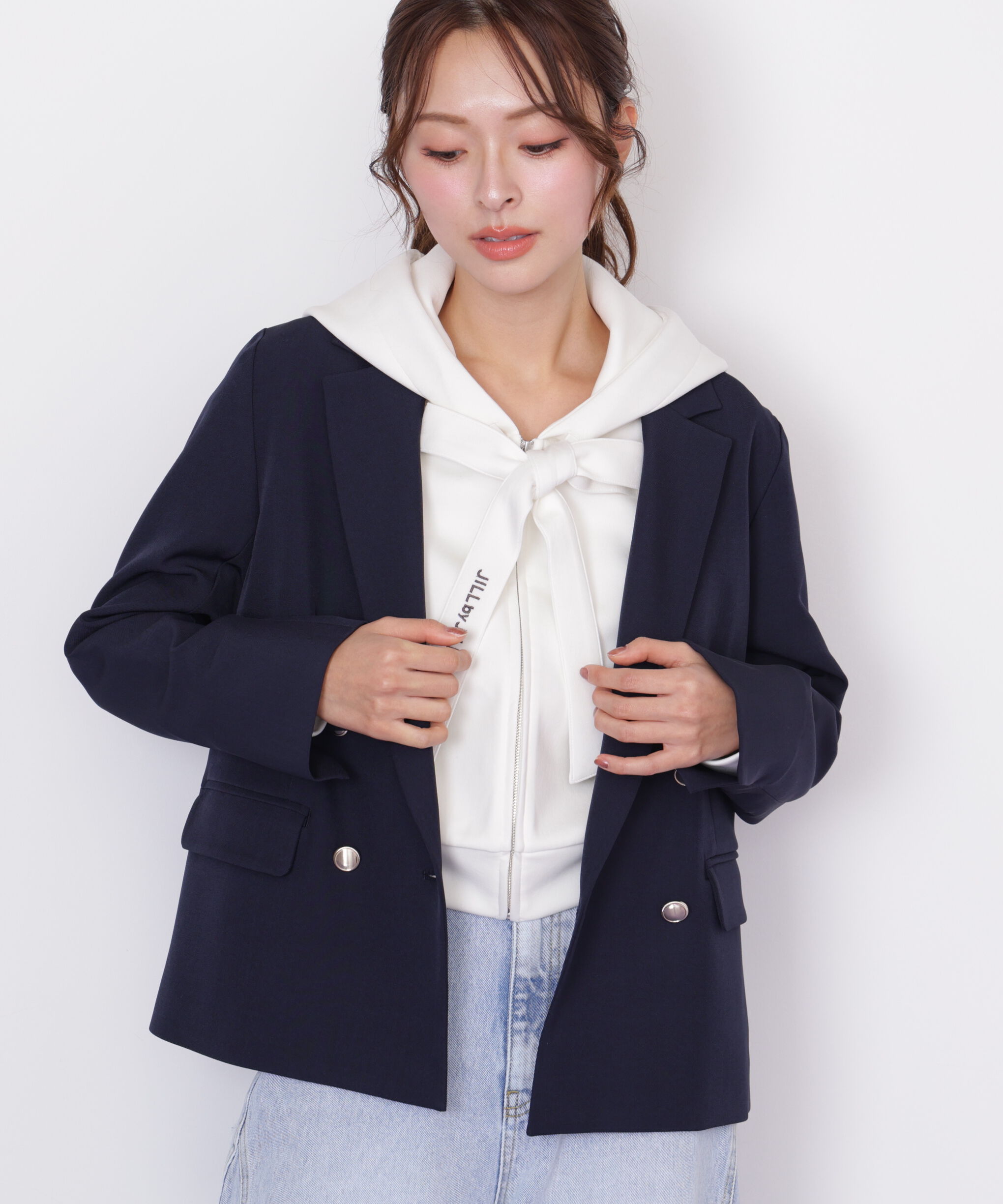  「＜セットアップ対応＞ベーシックツイルジャケット」|その他|