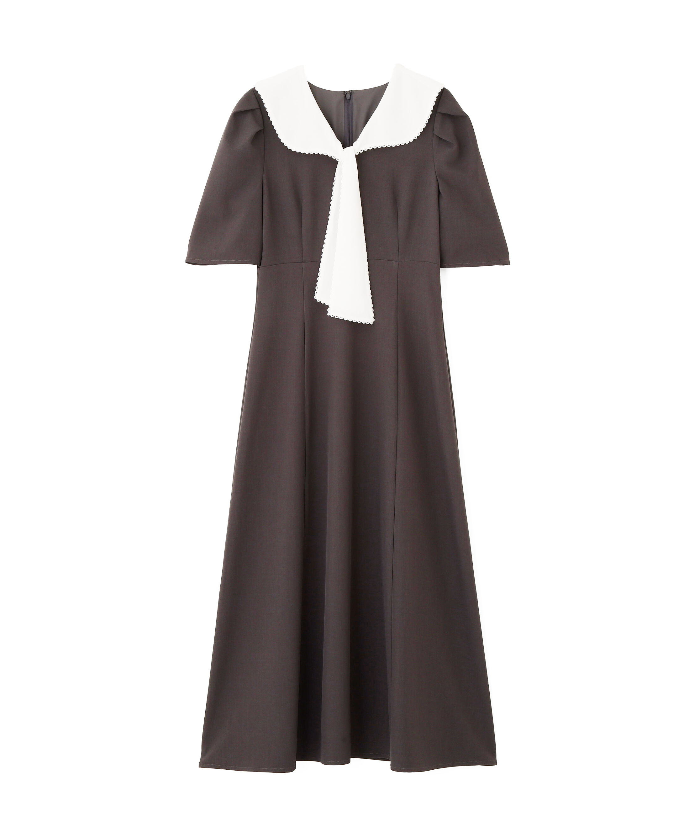  「セーラータイワンピース」|ワンピース|グレー