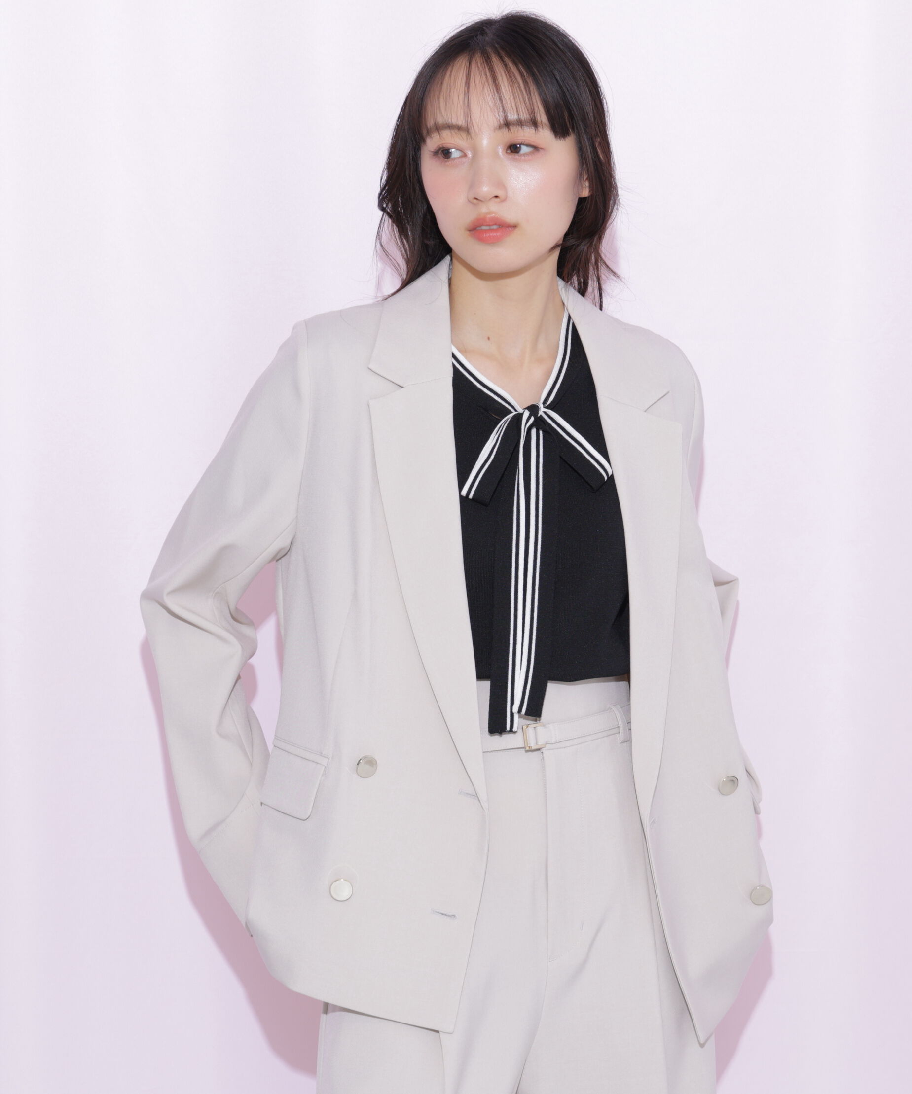  「〈セットアップ対応〉サマーツイルテーラードジャケット」|その他|