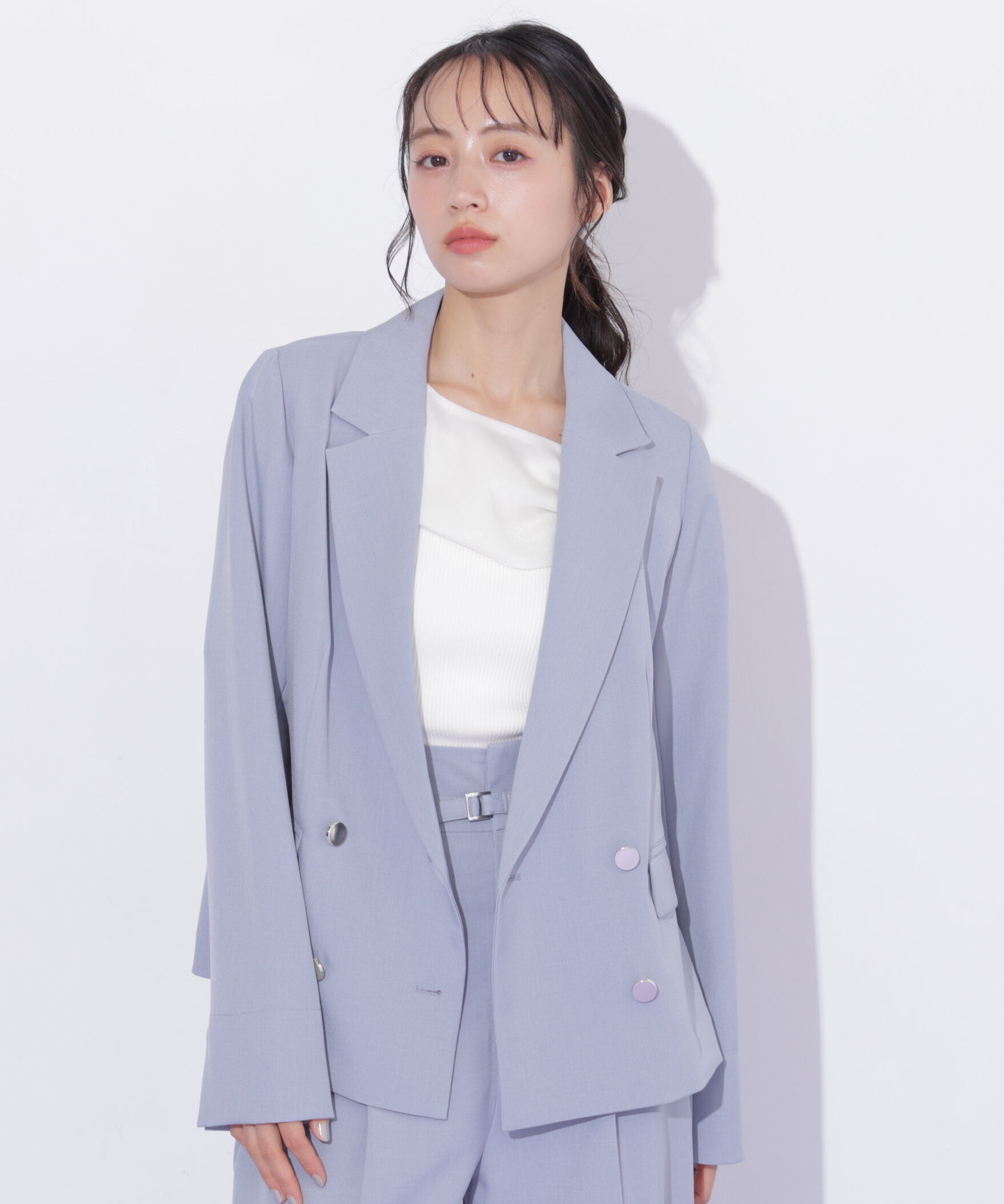  「〈セットアップ対応〉サマーツイルテーラードジャケット」|その他|