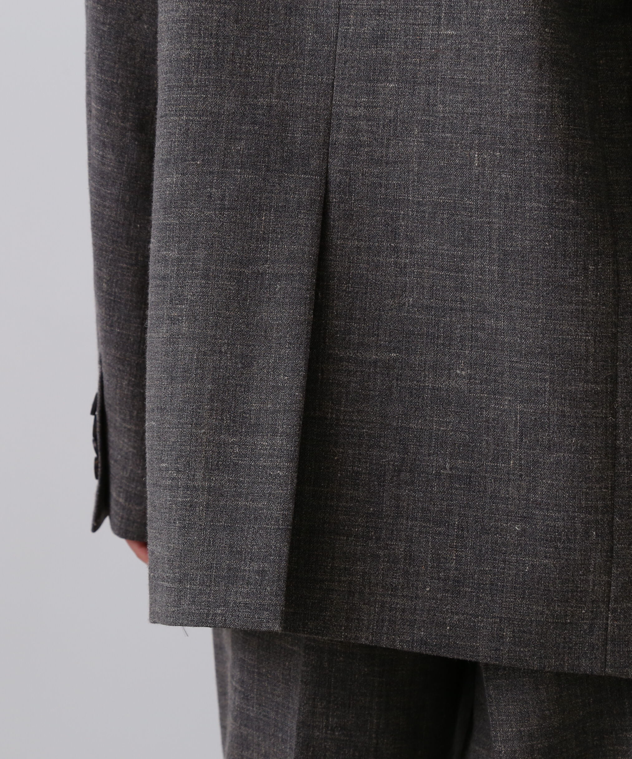 YLEVE 「YLEVE / WOOL LINEN COLLARLESS JACKET」|その他|