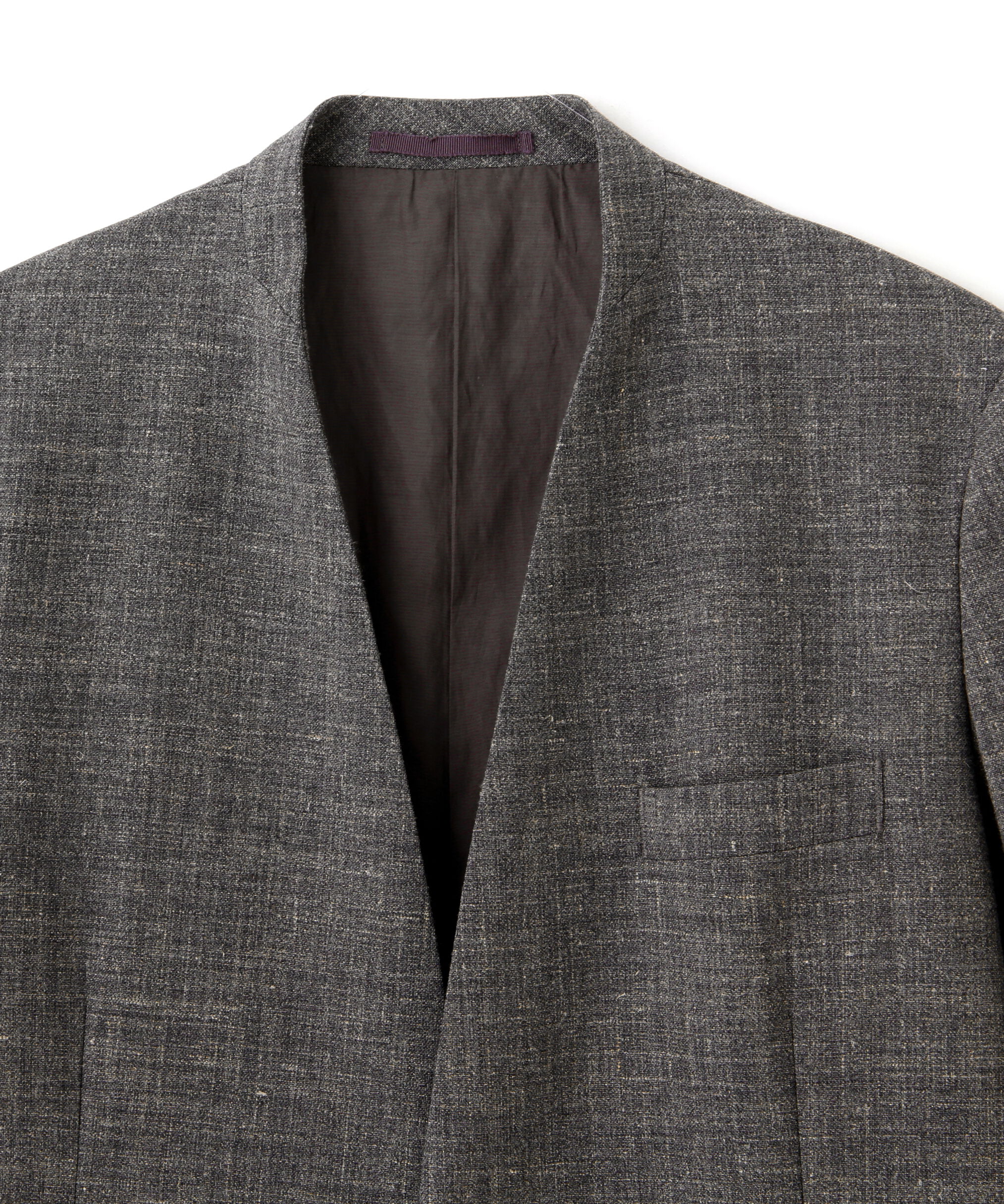 YLEVE 「YLEVE / WOOL LINEN COLLARLESS JACKET」|その他|