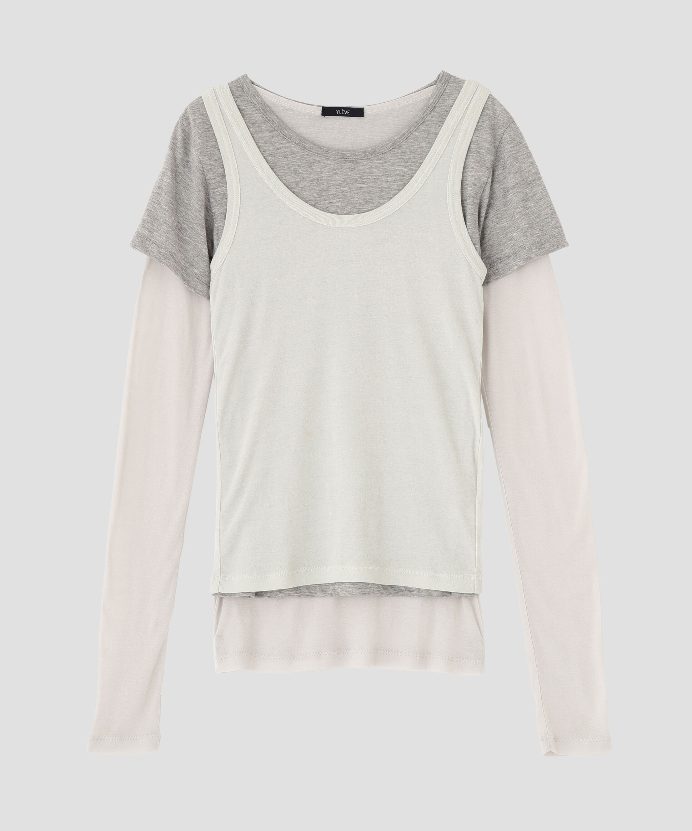 YLEVE 「YLEVE / THREE LAYERED JERSEY PULLOVER」|Tシャツ・カットソー|