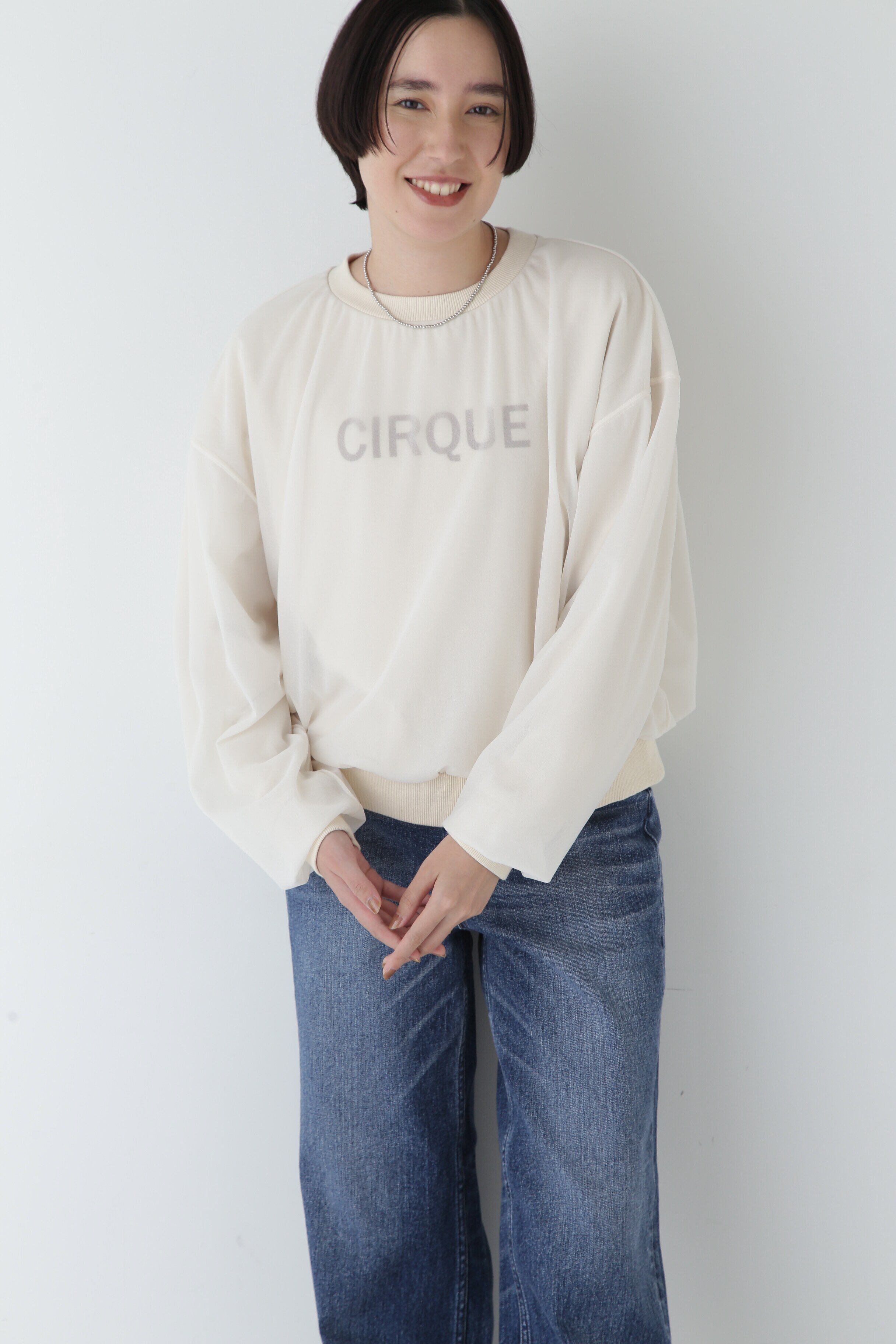  「◆裏毛ロゴスウェットシアー重ね」|Tシャツ・カットソー|