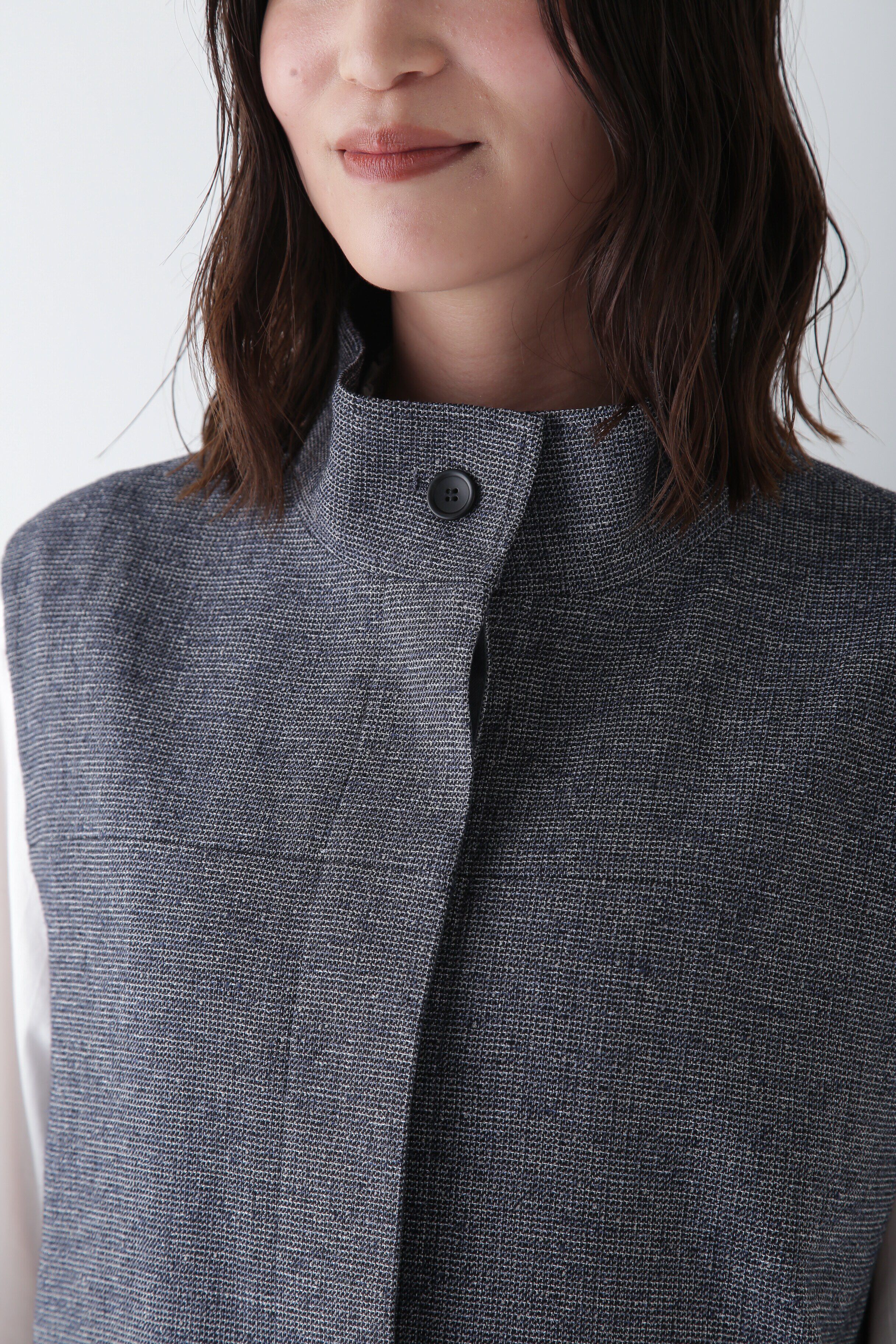  「◆リングミックスツィードアノラックジレ」|シャツ・ブラウス|