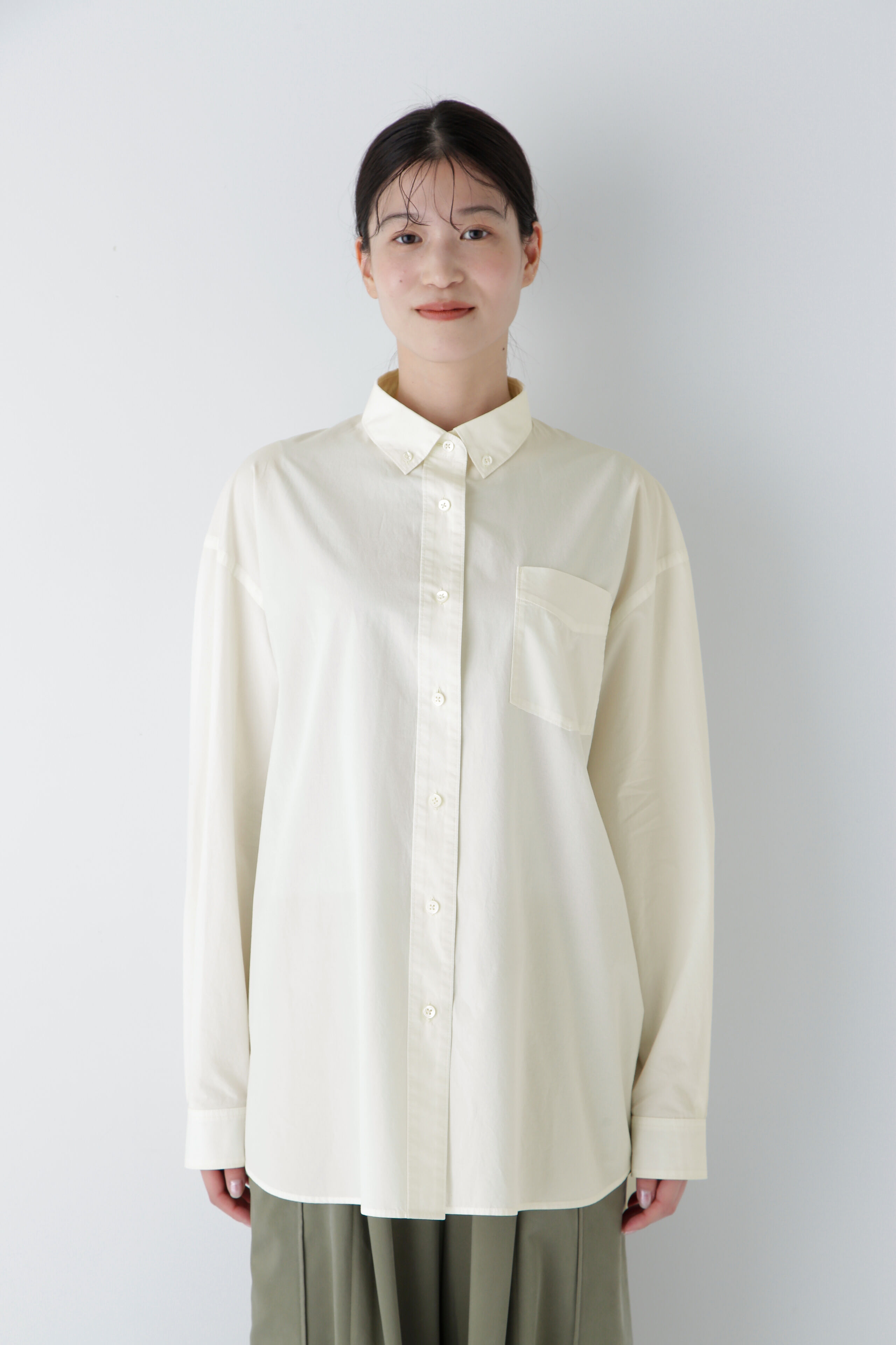  「◆製品染めボタンダウンオーバーシャツ」|シャツ・ブラウス|