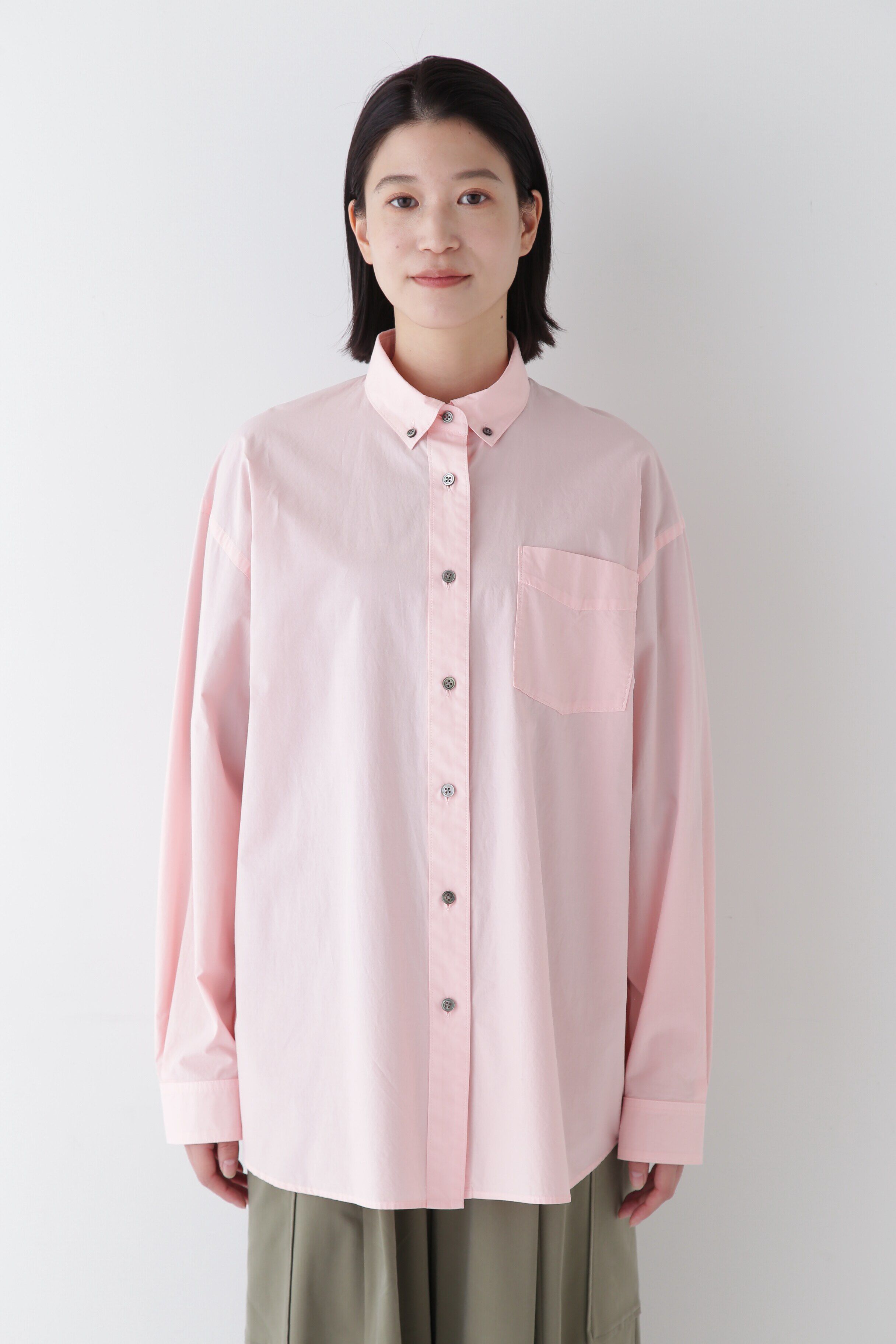  「◆製品染めボタンダウンオーバーシャツ」|シャツ・ブラウス|