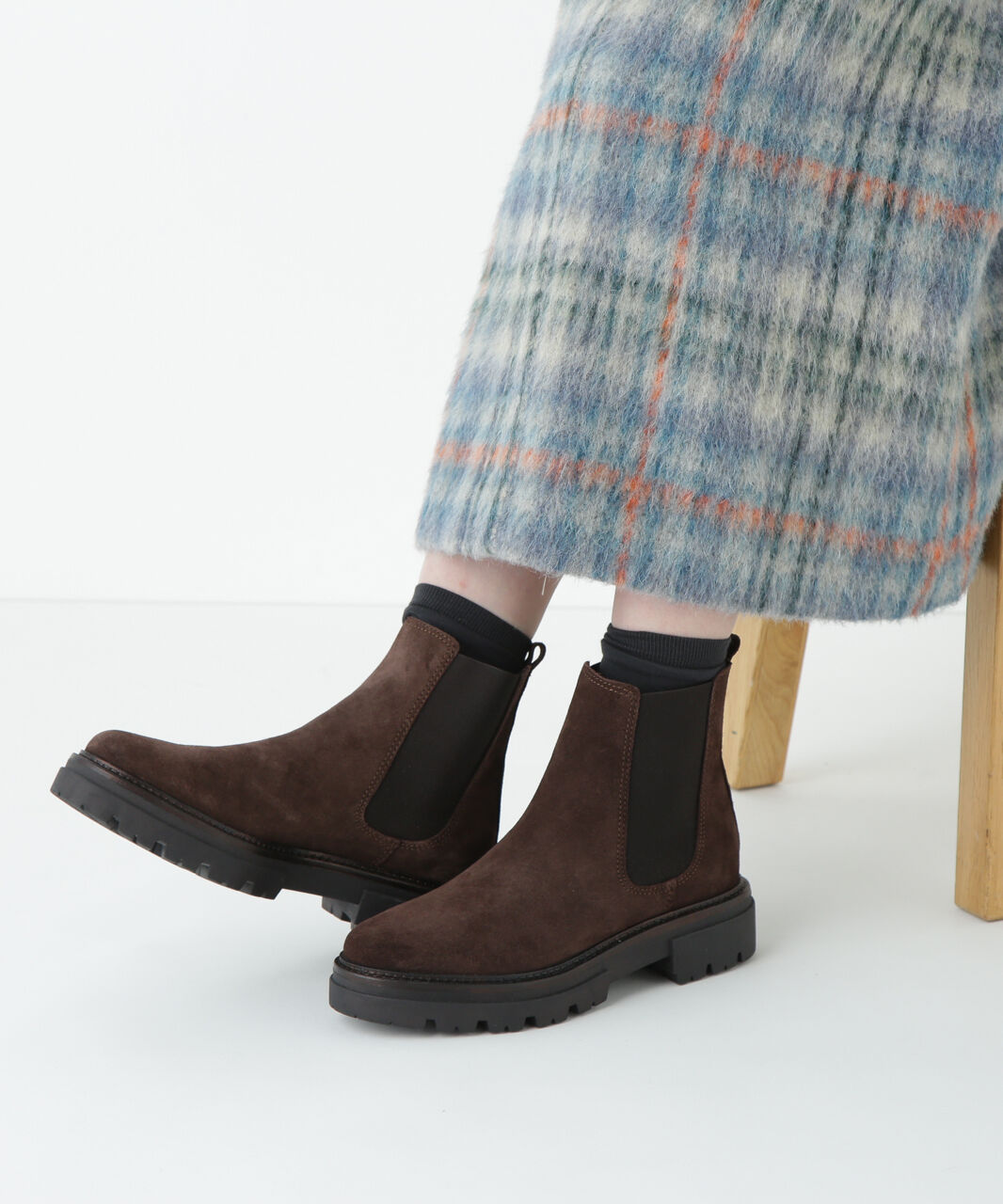  「◆　カウレザーチェルシーブーツ」|その他|ブラウン