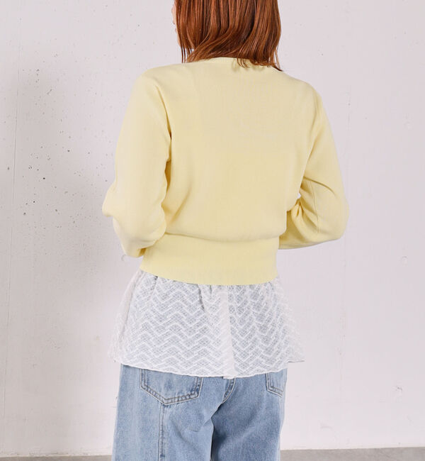 archives「カップ付きレースペプラムキャミソール」|キャミソール|