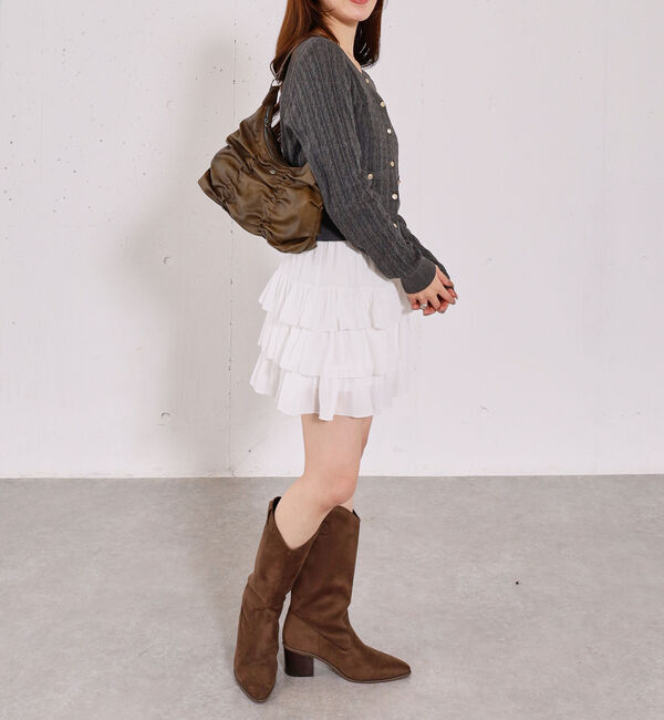 archives「【ＯＮかわ】ランダムケーブル金ボタンニットカーディガン」|カーディガン|