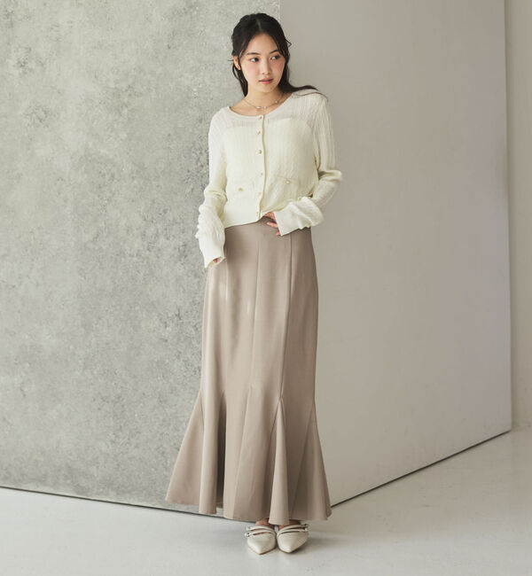 archives「【ＯＮかわ】ランダムケーブル金ボタンニットカーディガン」|カーディガン|