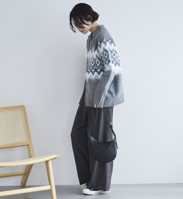 Doux archives「ノルディック柄ジャガードニットジャケット」|ニット・セーター|