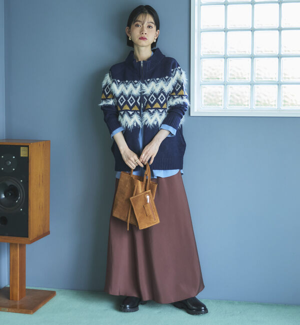 Doux archives「ノルディック柄ジャガードニットジャケット」|ニット・セーター|