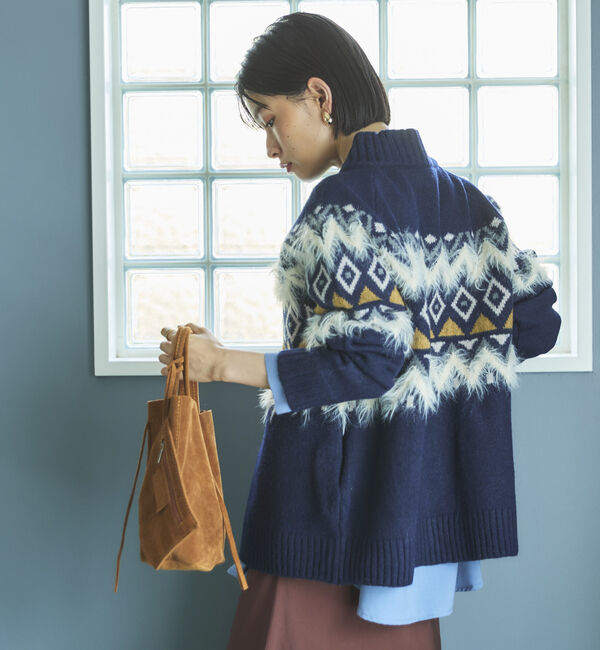 Doux archives「ノルディック柄ジャガードニットジャケット」|ニット・セーター|