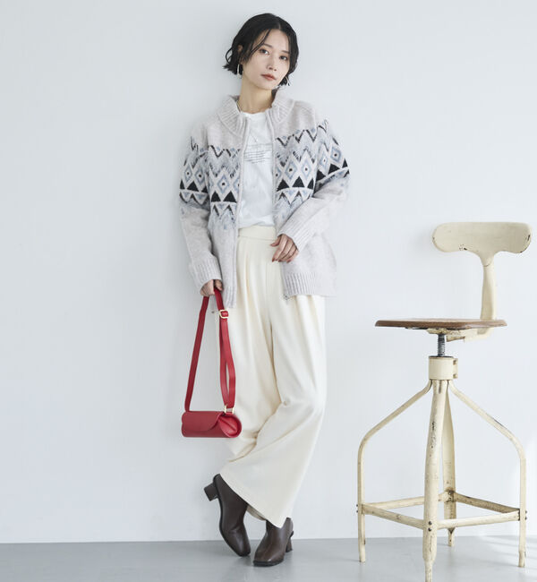 Doux archives「ノルディック柄ジャガードニットジャケット」|ニット・セーター|