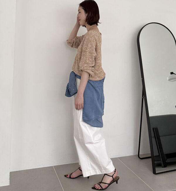 Doux archives「ペーパーヤーンＭＩＸニットプルオーバー」|ニット・セーター|