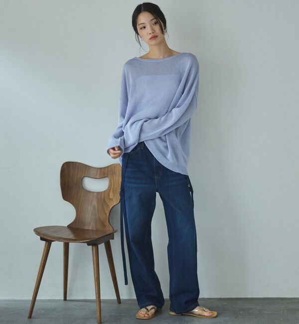 Doux archives「ペーパーヤーンプルオーバー」|ニット・セーター|