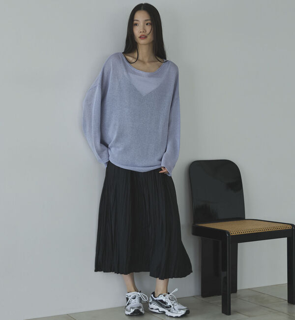 Doux archives「ペーパーヤーンプルオーバー」|ニット・セーター|