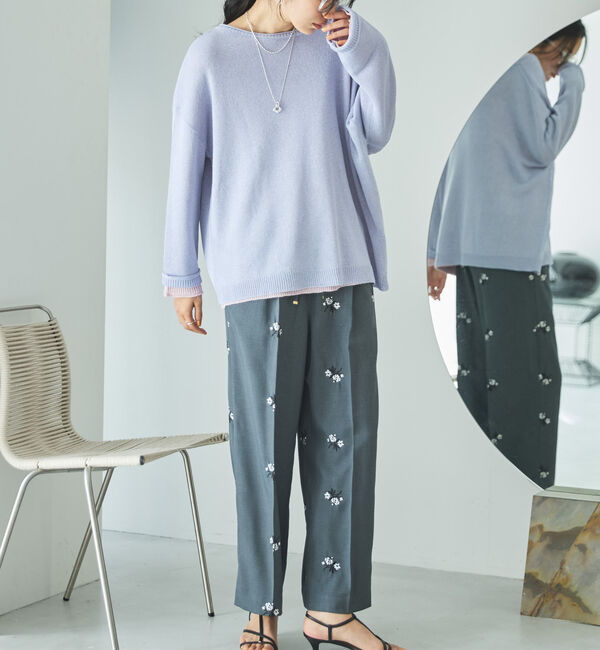 Doux archives「ペーパーヤーンプルオーバー」|ニット・セーター|