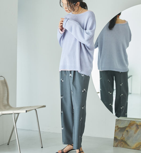 Doux archives「ペーパーヤーンプルオーバー」|ニット・セーター|