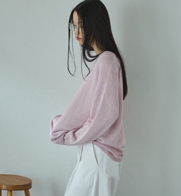 Doux archives「ペーパーヤーンプルオーバー」|ニット・セーター|