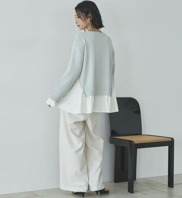 Doux archives「レイヤード風ニット」|ニット・セーター|