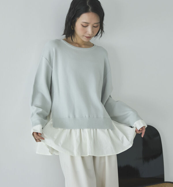 Doux archives「レイヤード風ニット」|ニット・セーター|