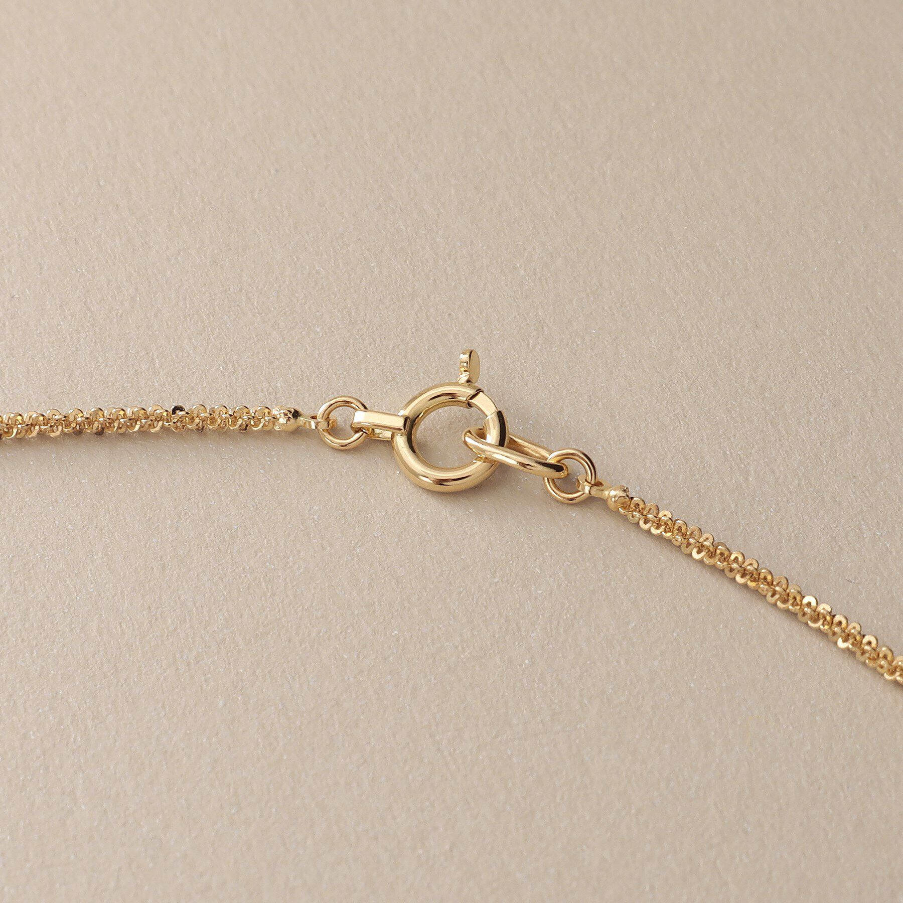 COCOSHNIK「K18クリスクロスチェーン ネックレス」|ネックレス|