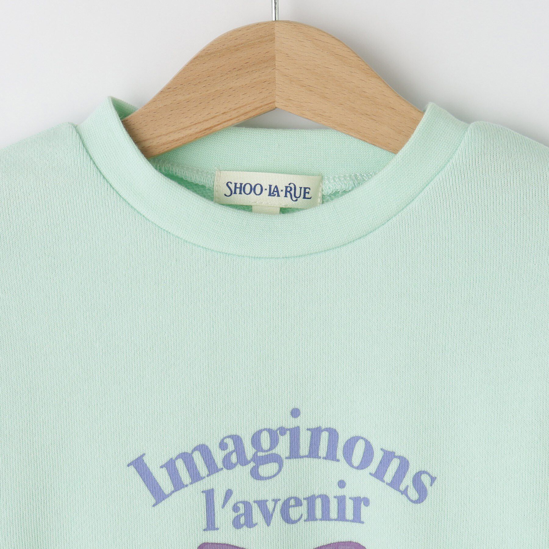 SHOO･LA･RUE「【100-120xm】肩フリルアソートプリントスウェット」|その他|