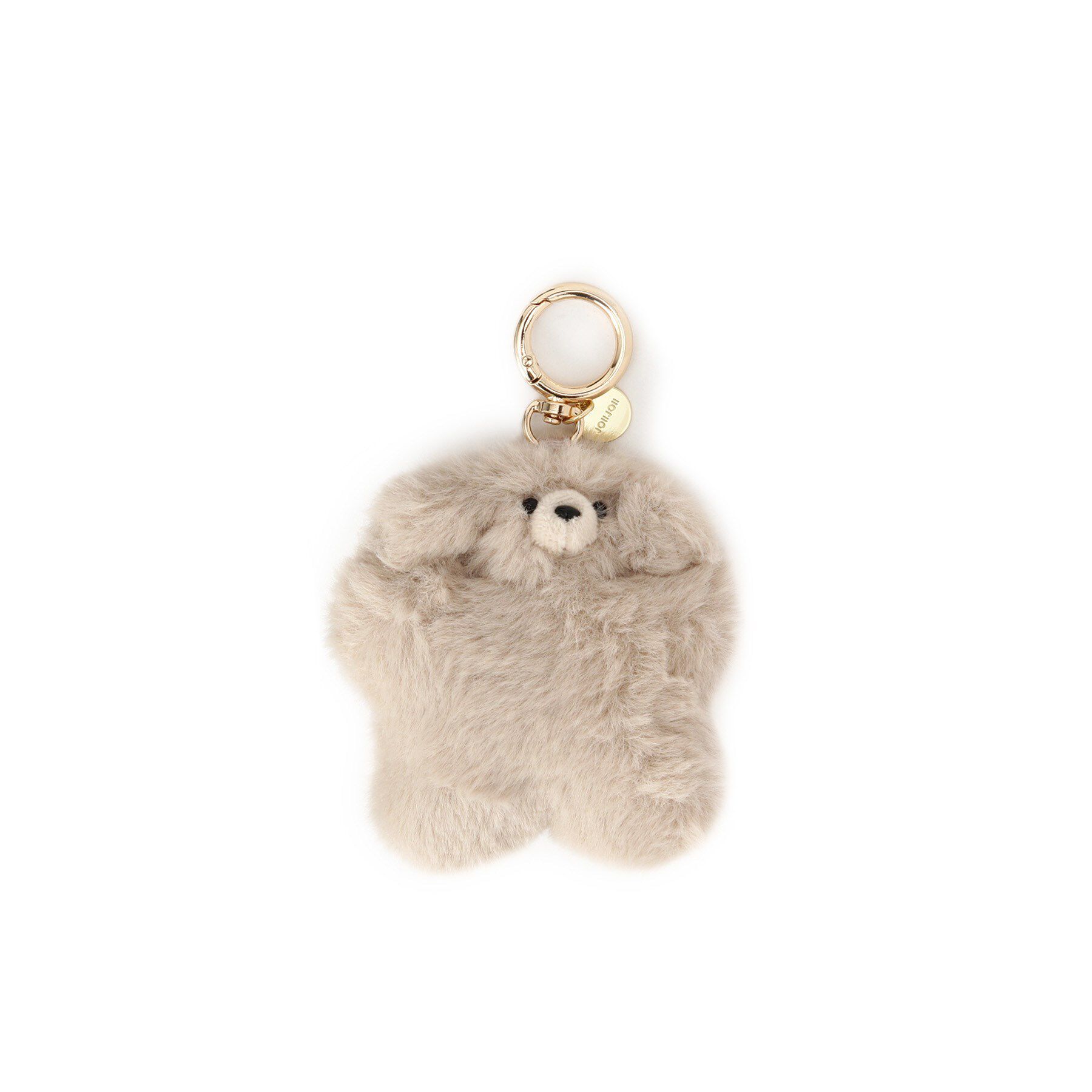 SHOO･LA･RUE「ファー手乗りチャーム」|キーケース|ベージュ(052)