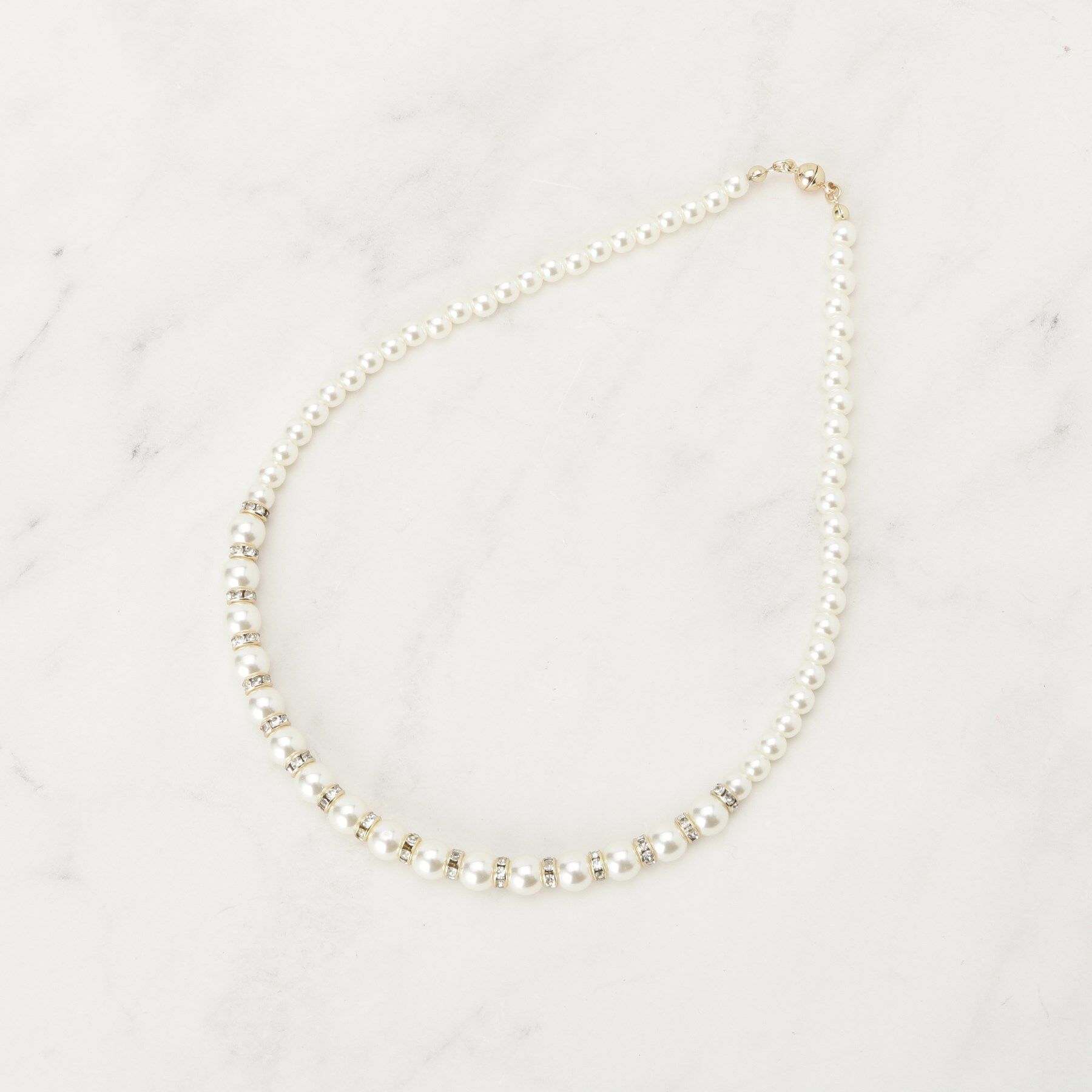 SHOO･LA･RUE「【セレモニー】ロンデルマグネットネックレス」|ネックレス|ゴールド(007)