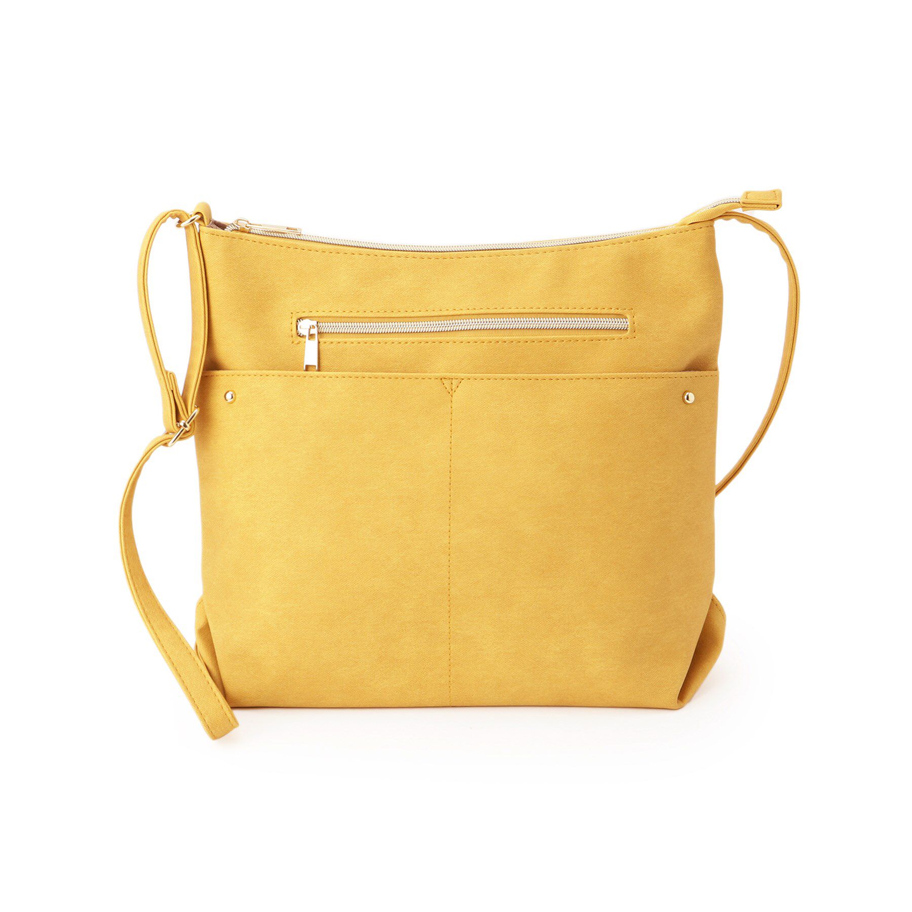 SHOO･LA･RUE「【選べる6色】フロントWポケットショルダーバッグ」|ショルダー・メッセンジャー|