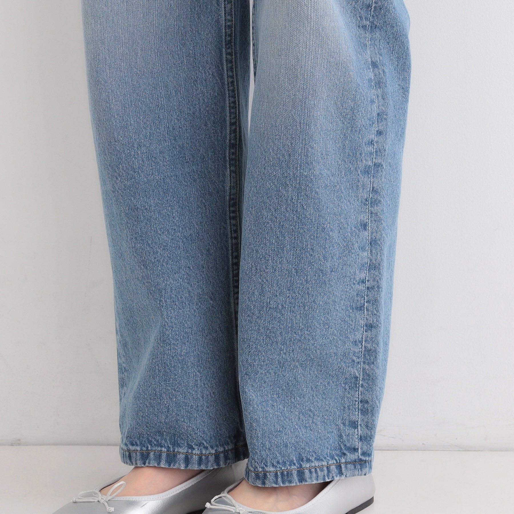 SHOO･LA･RUE「【SHOO・LA・RUE DENIM/ss-LL】程よい厚みの ストレートデニムパンツ（10.5オン」|デニム|