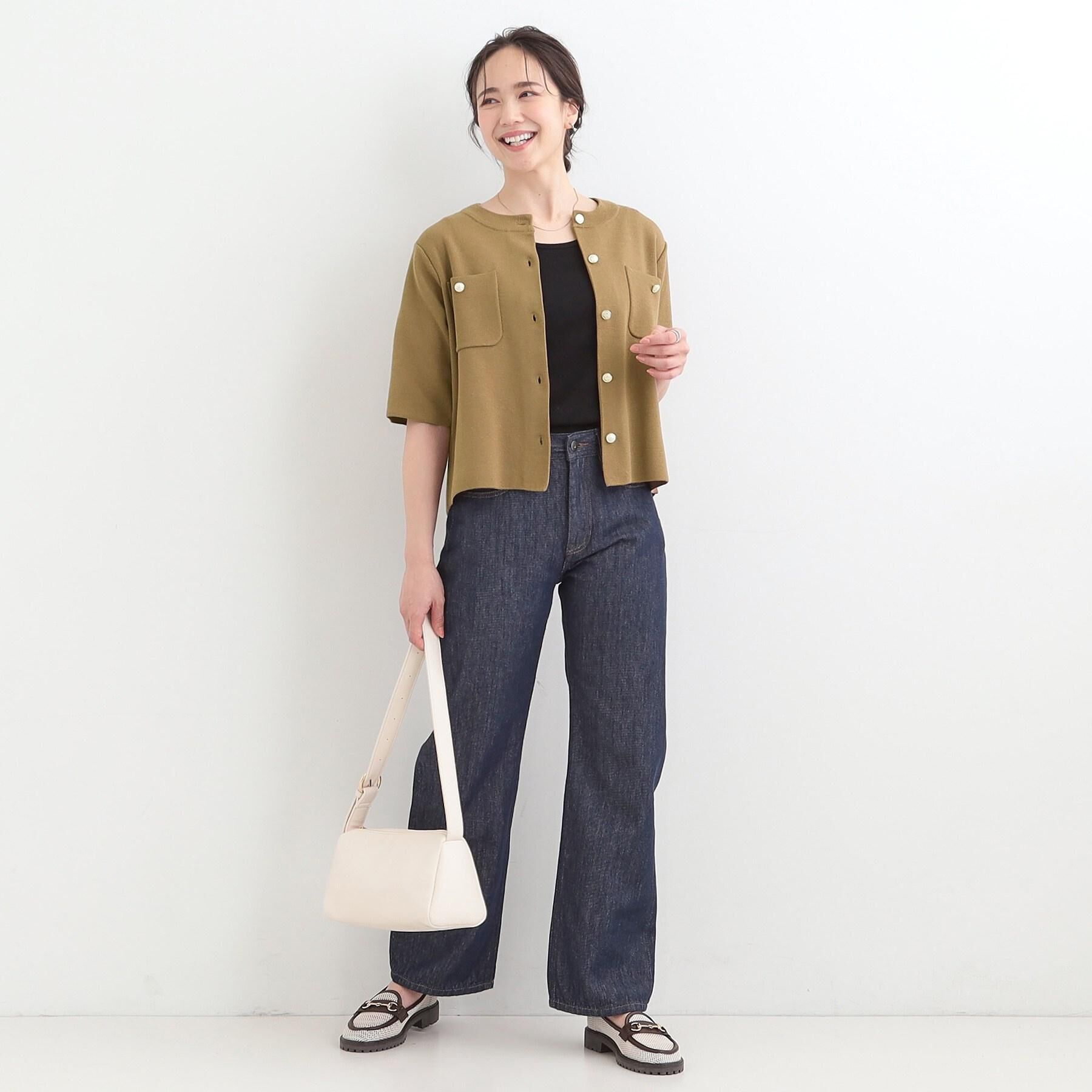 SHOO･LA･RUE「【SHOO・LA・RUE DENIM/ss-LL】程よい厚みの ストレートデニムパンツ（10.5オン」|デニム|