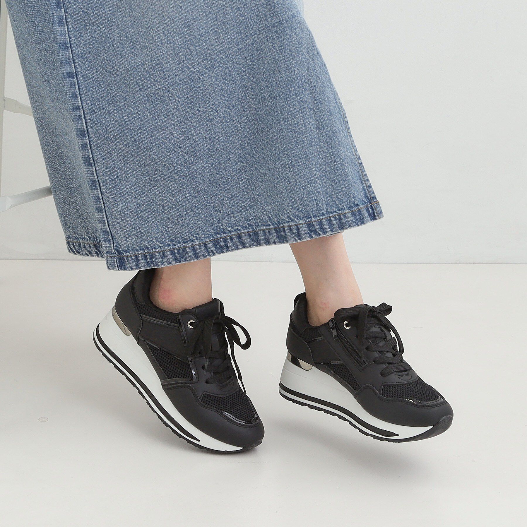 SHOO･LA･RUE「ヒールアップスニーカー」|スニーカー|