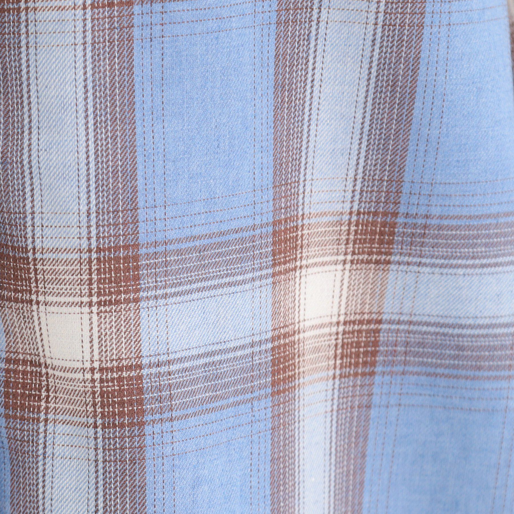 SHOO･LA･RUE「【洗濯機可/S-LL】涼しげで軽やかな チェックフーディーシャツ」|シャツ・ブラウス|