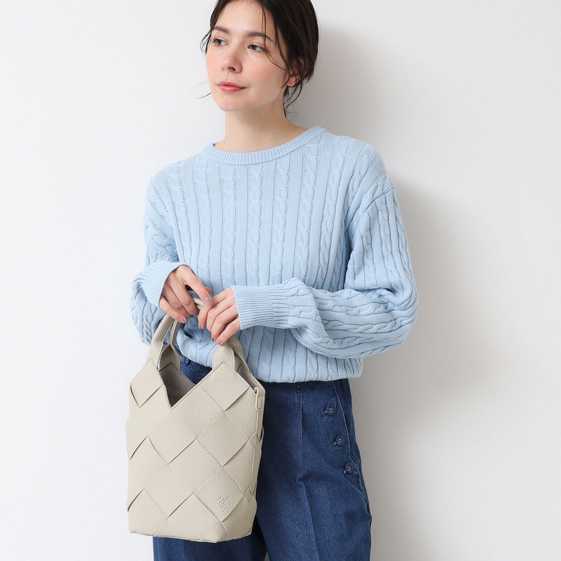 Dessin「2WAYメッシュトート」|トートバッグ|ライトグレー(011