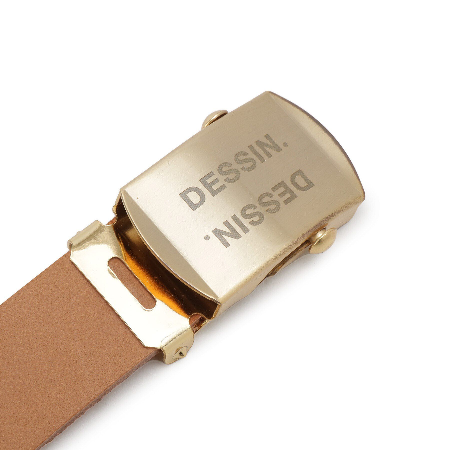 Dessin「【日本製】牛革細ベルト」|ベルト|